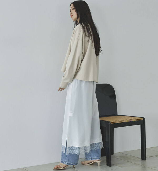 Doux archives「キーネックスウェットプルオーバー」|Tシャツ・カットソー|