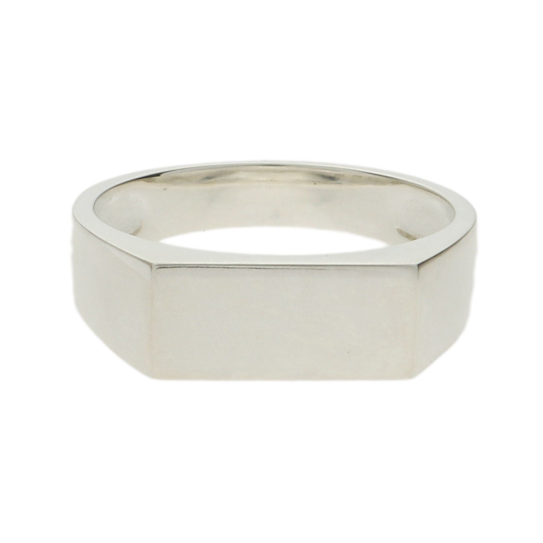 COCOSHNIK「シルバー レクタングル リング」|リング|