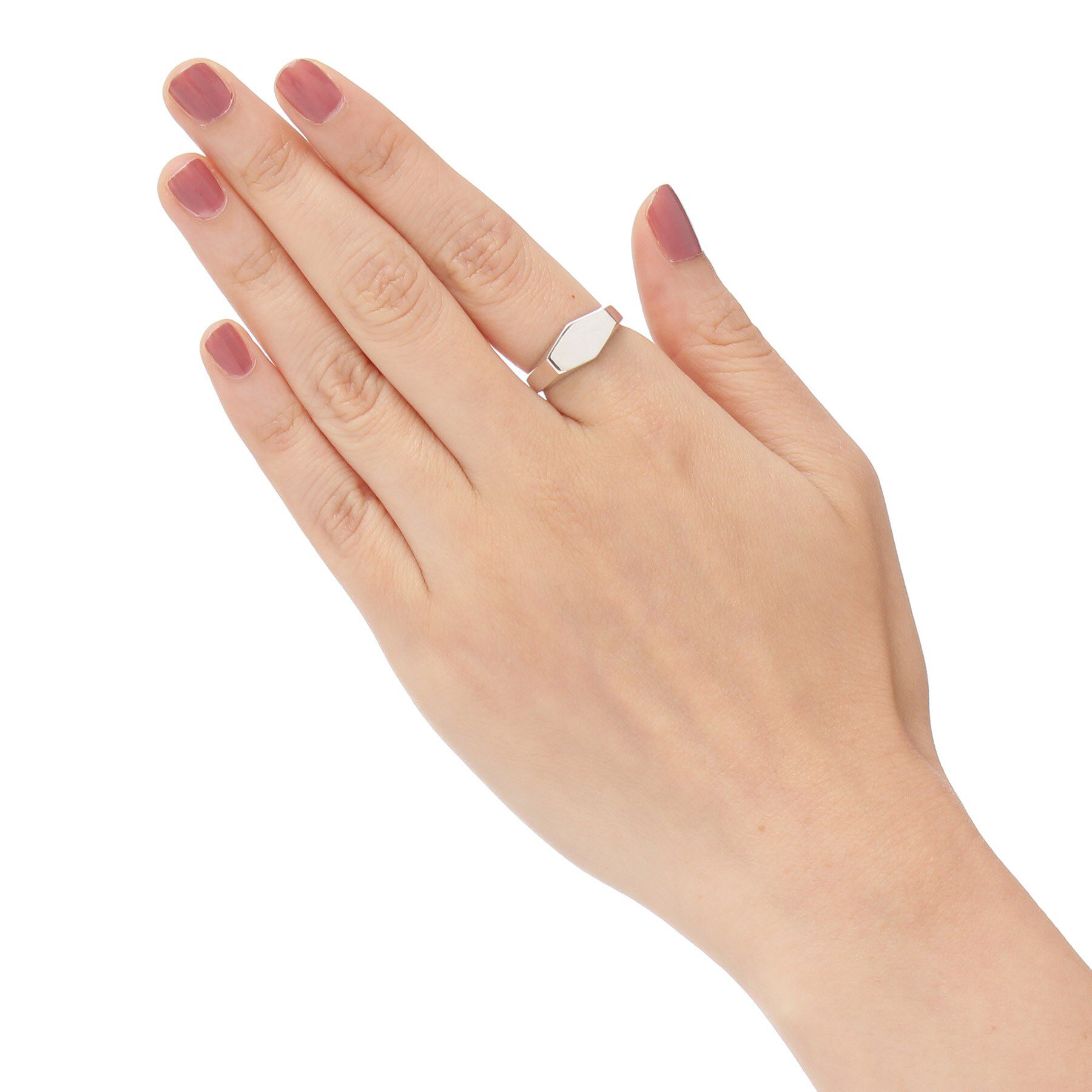 COCOSHNIK「シルバー ヘキサゴン リング」|リング|