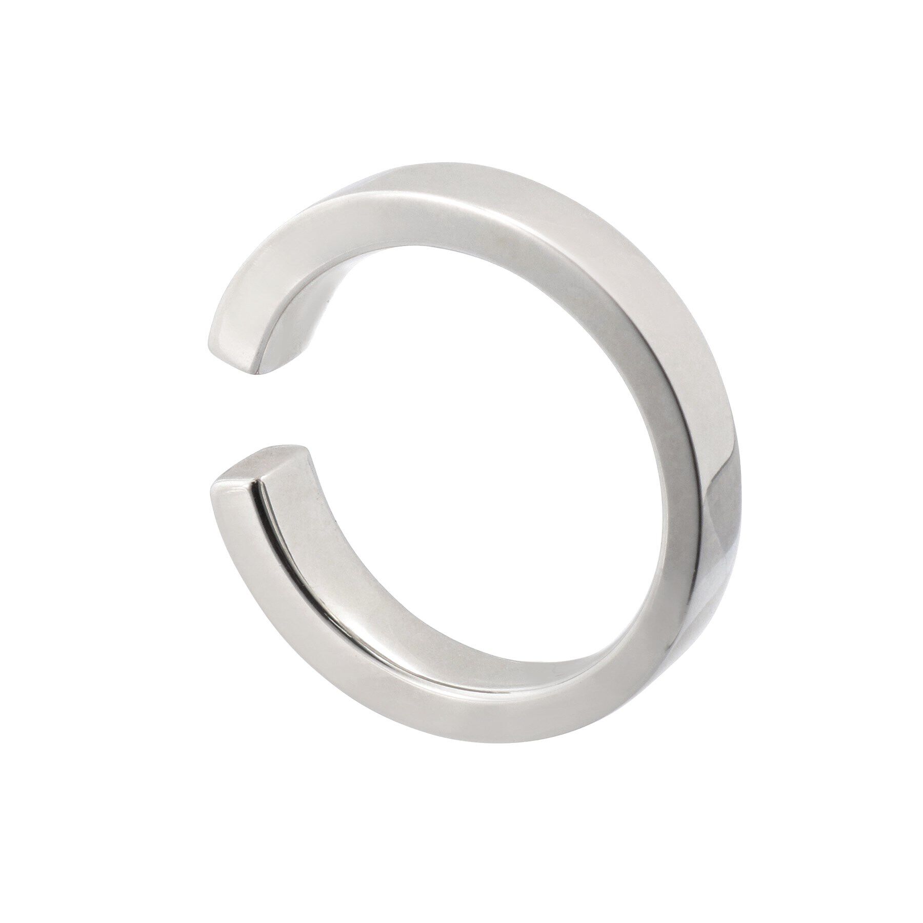 COCOSHNIK「シルバー テーパード イヤーカフリング」|イヤリング|シルバー(600)