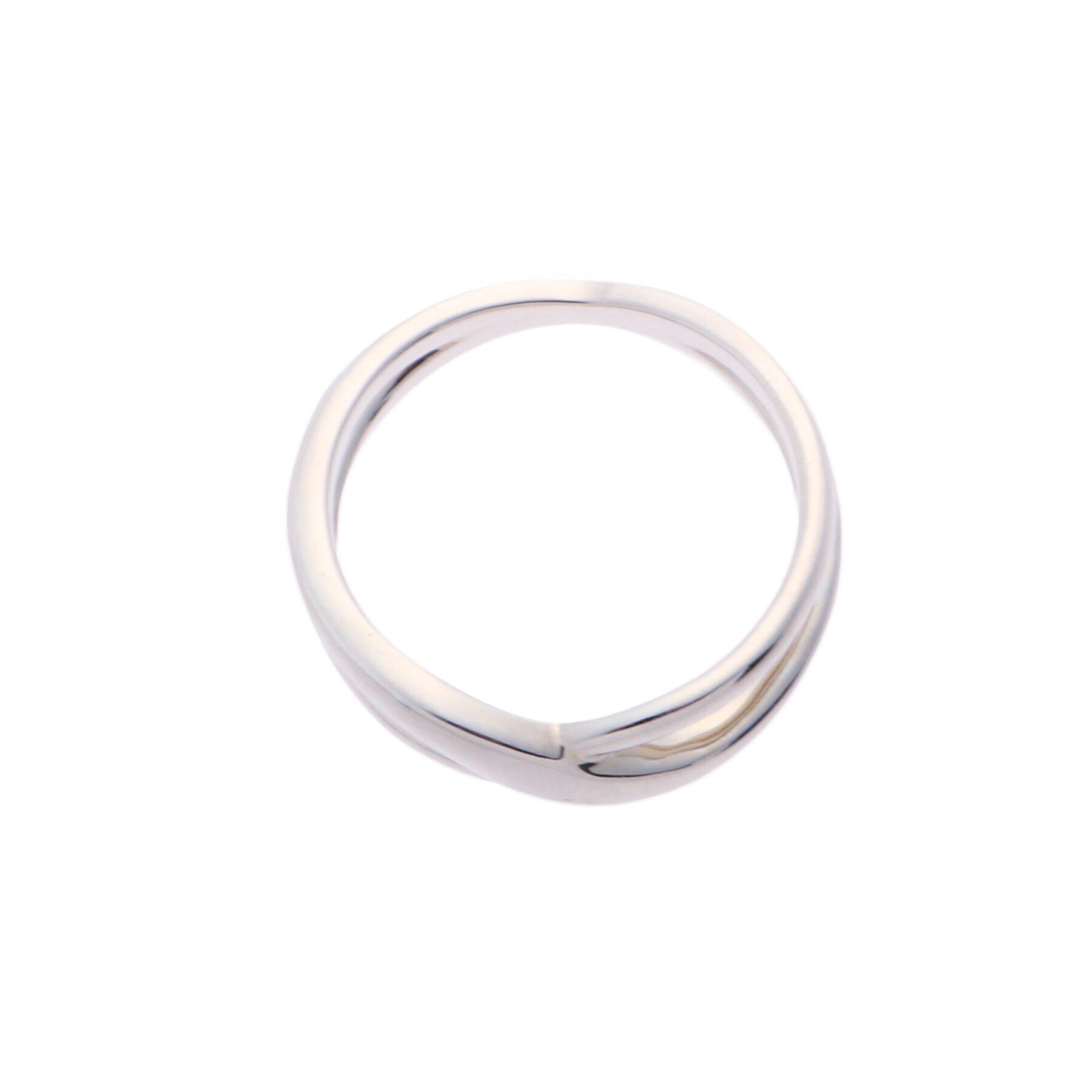 COCOSHNIK「シルバー S字交差 リング」|リング|