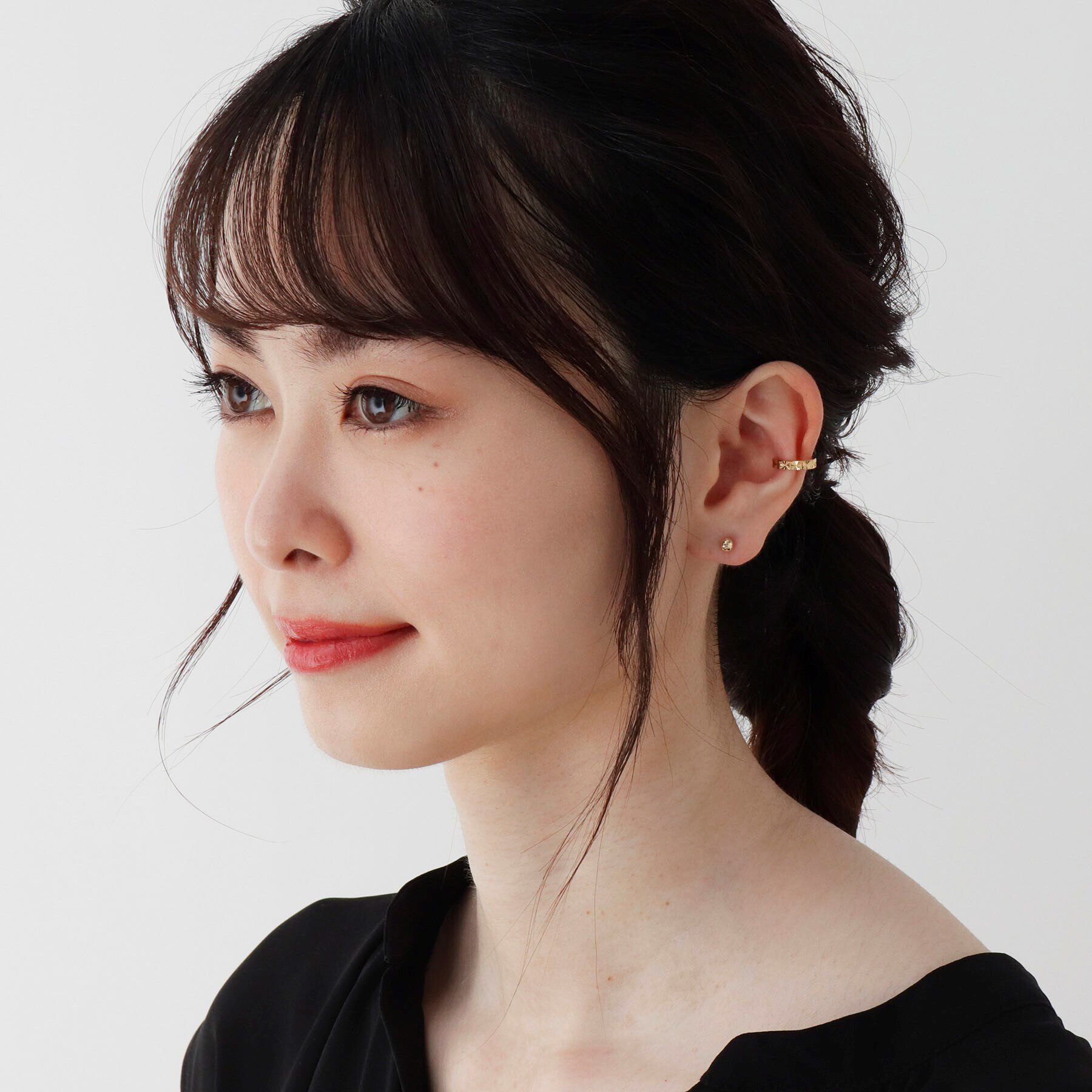 COCOSHNIK「シルバー 極光イヤーカフ」|イヤリング|