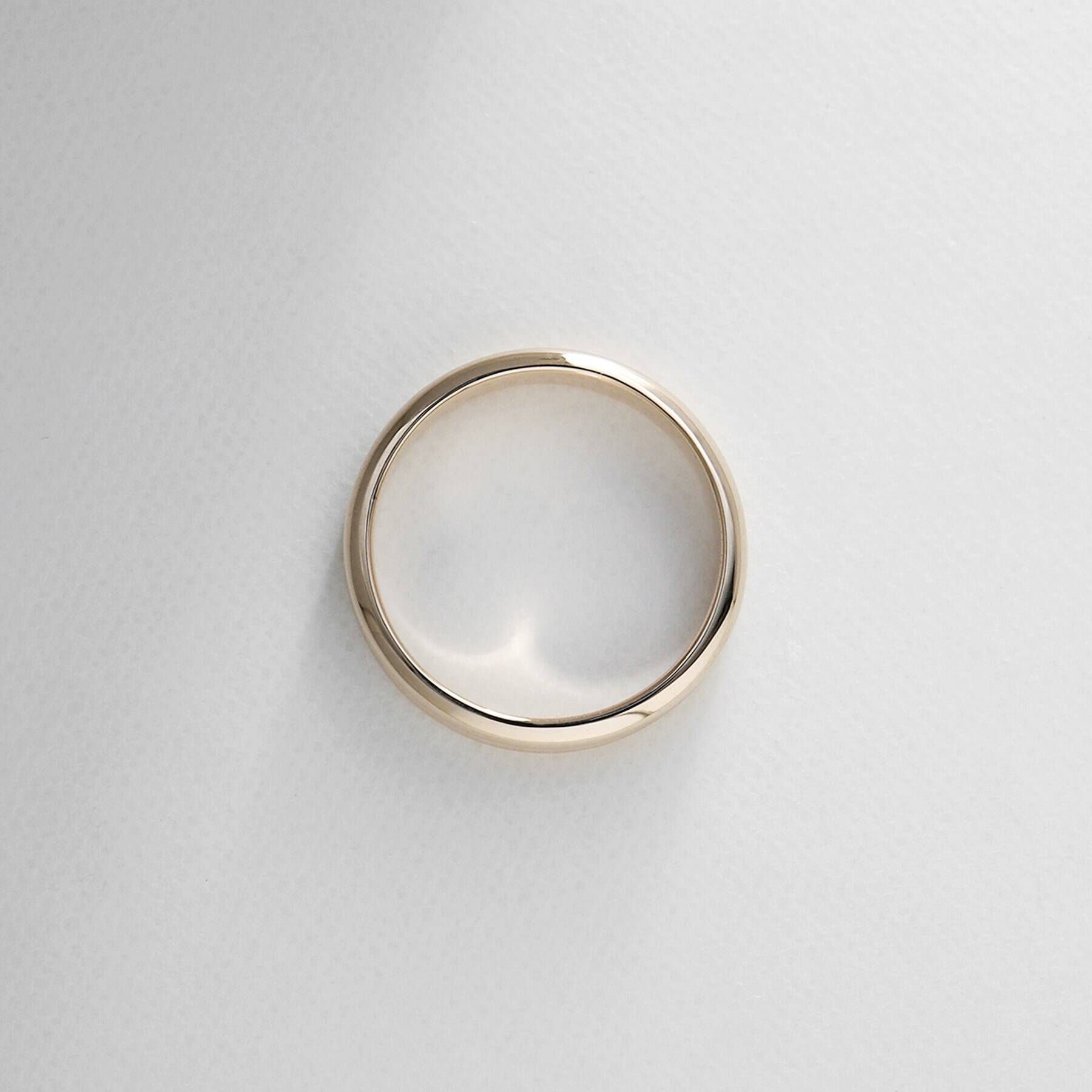 COCOSHNIK「K10ダブル甲丸リング」|リング|