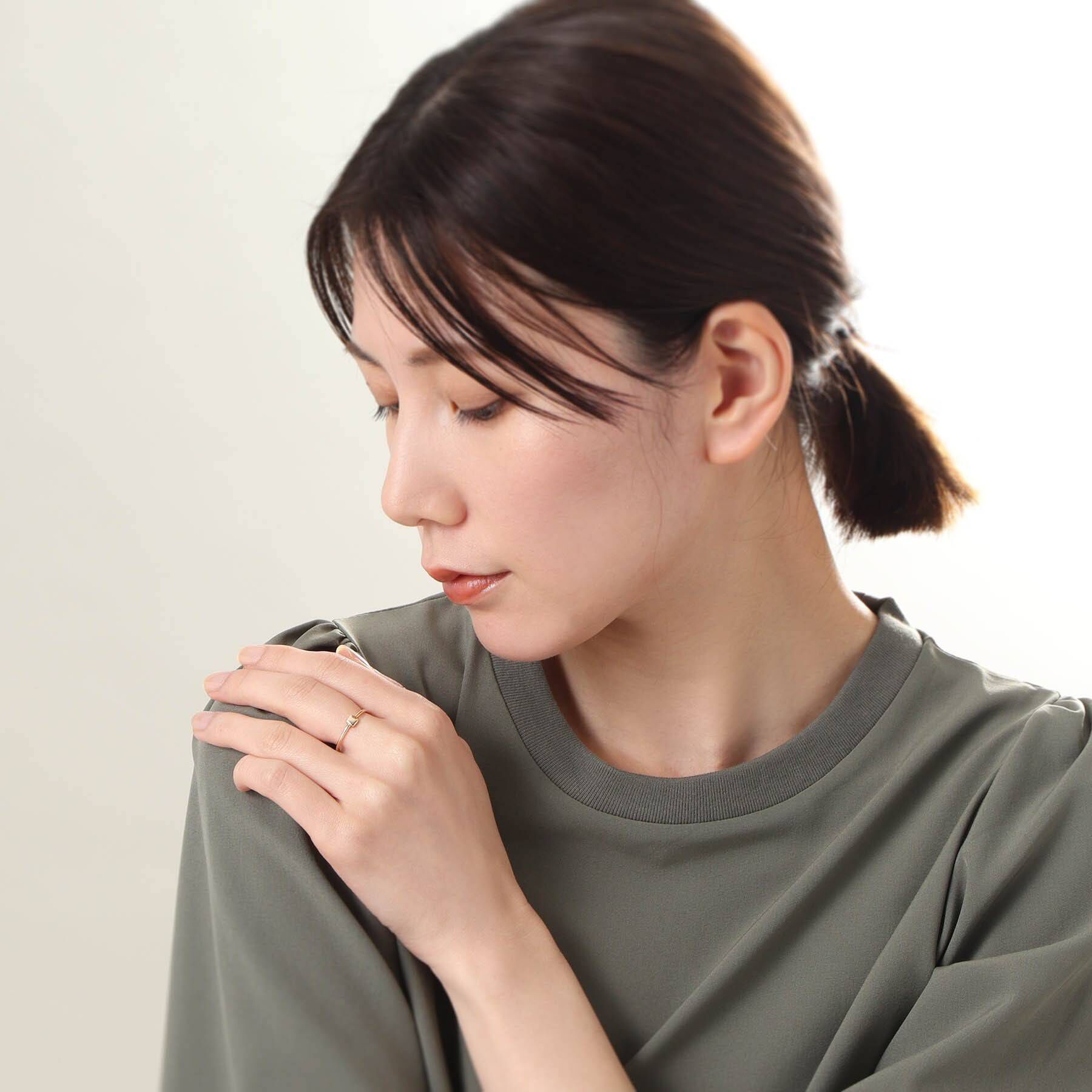 COCOSHNIK「K10クッションシェイプ リング」|リング|