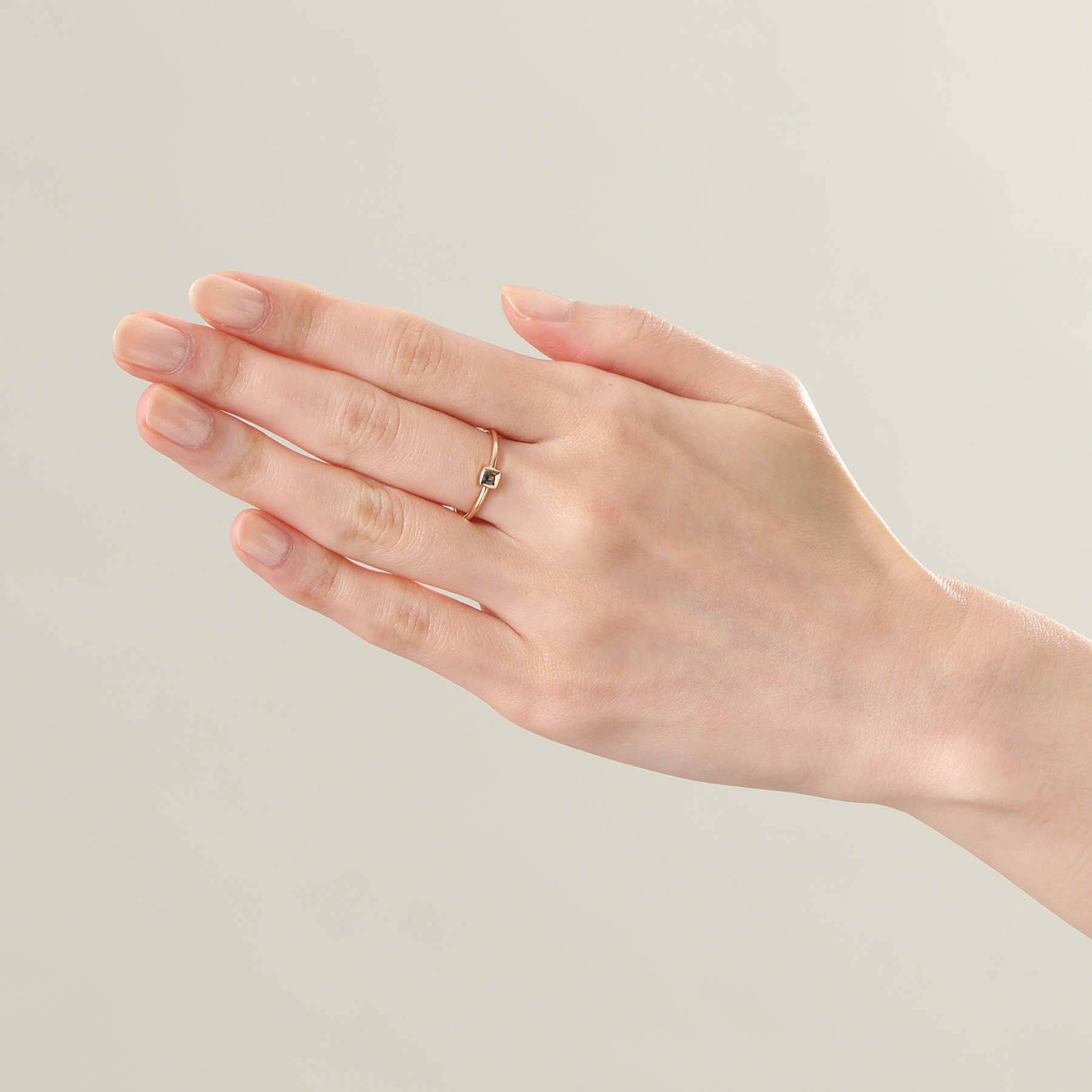 COCOSHNIK「K10クッションシェイプ リング」|リング|