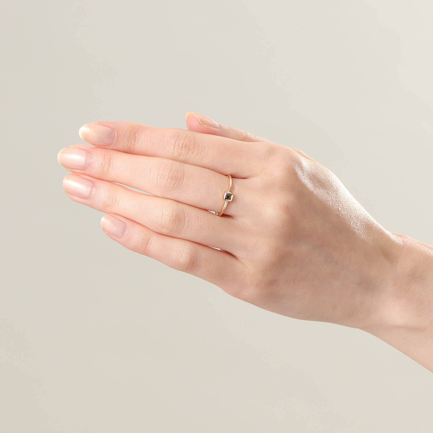 COCOSHNIK「K10クッションシェイプ リング」|リング|