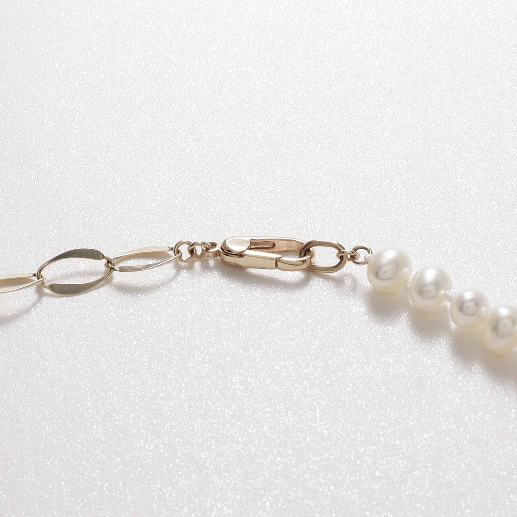 COCOSHNIK「K10パール3WAY ネックレス」|ネックレス|