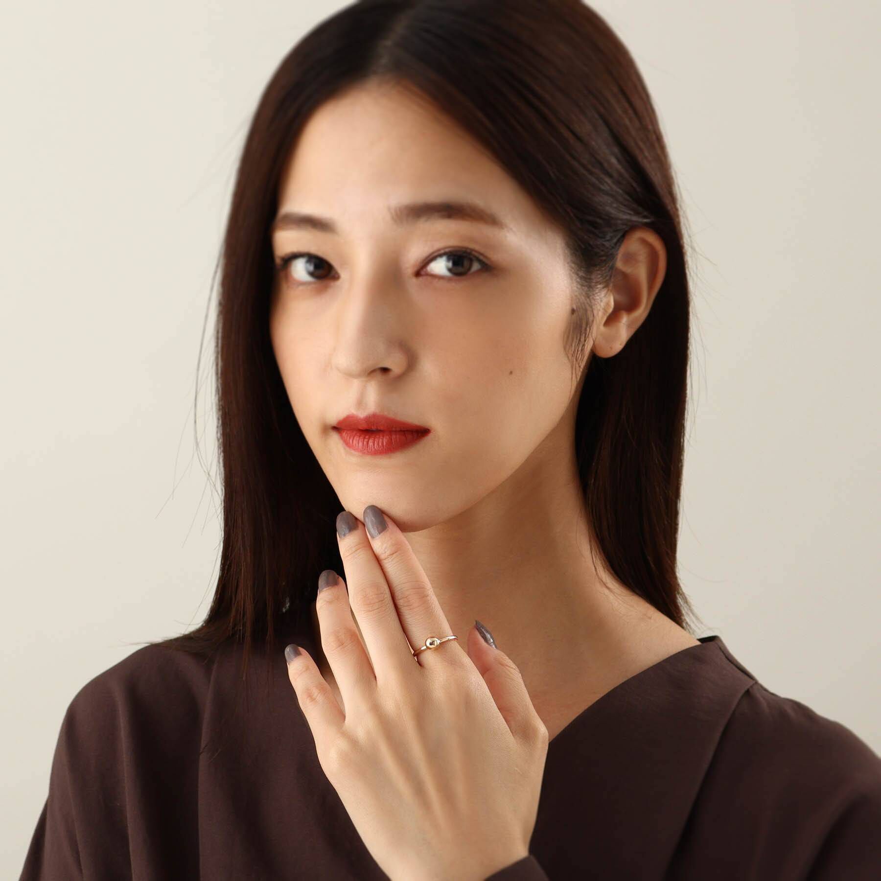 COCOSHNIK「K10中空ボールリング」|リング|