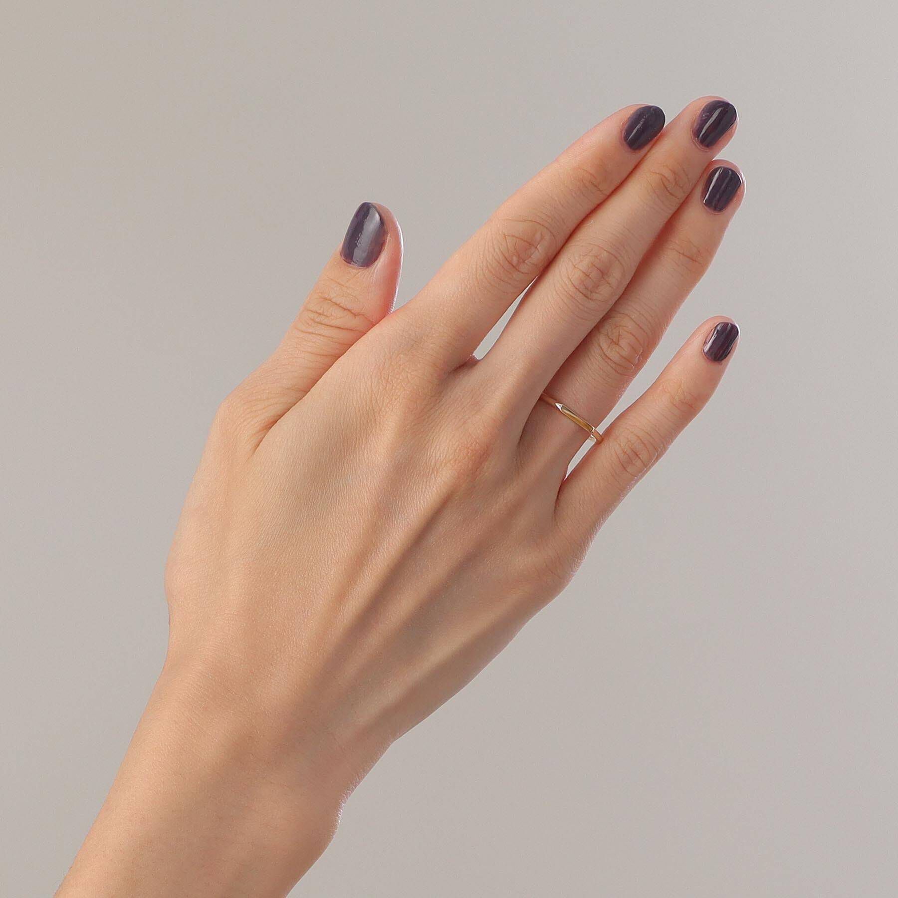 COCOSHNIK「K10オーバルカットオフ リング」|リング|