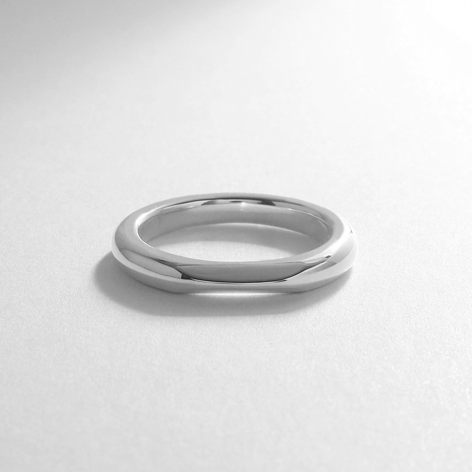 COCOSHNIK「シルバー アーチカットオフ リング（14号、16号、18号）」|リング|