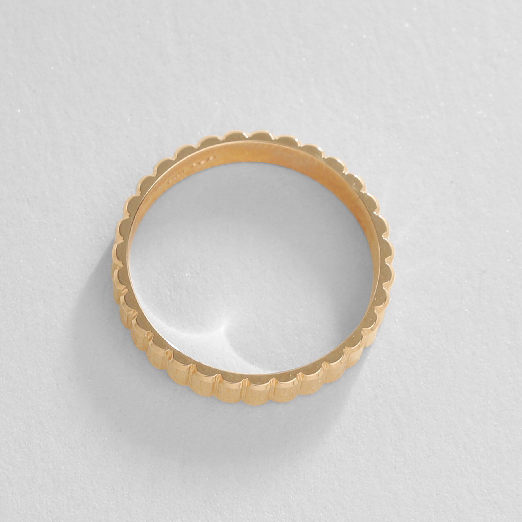 COCOSHNIK「K10ガドルーンカット リング中」|リング|