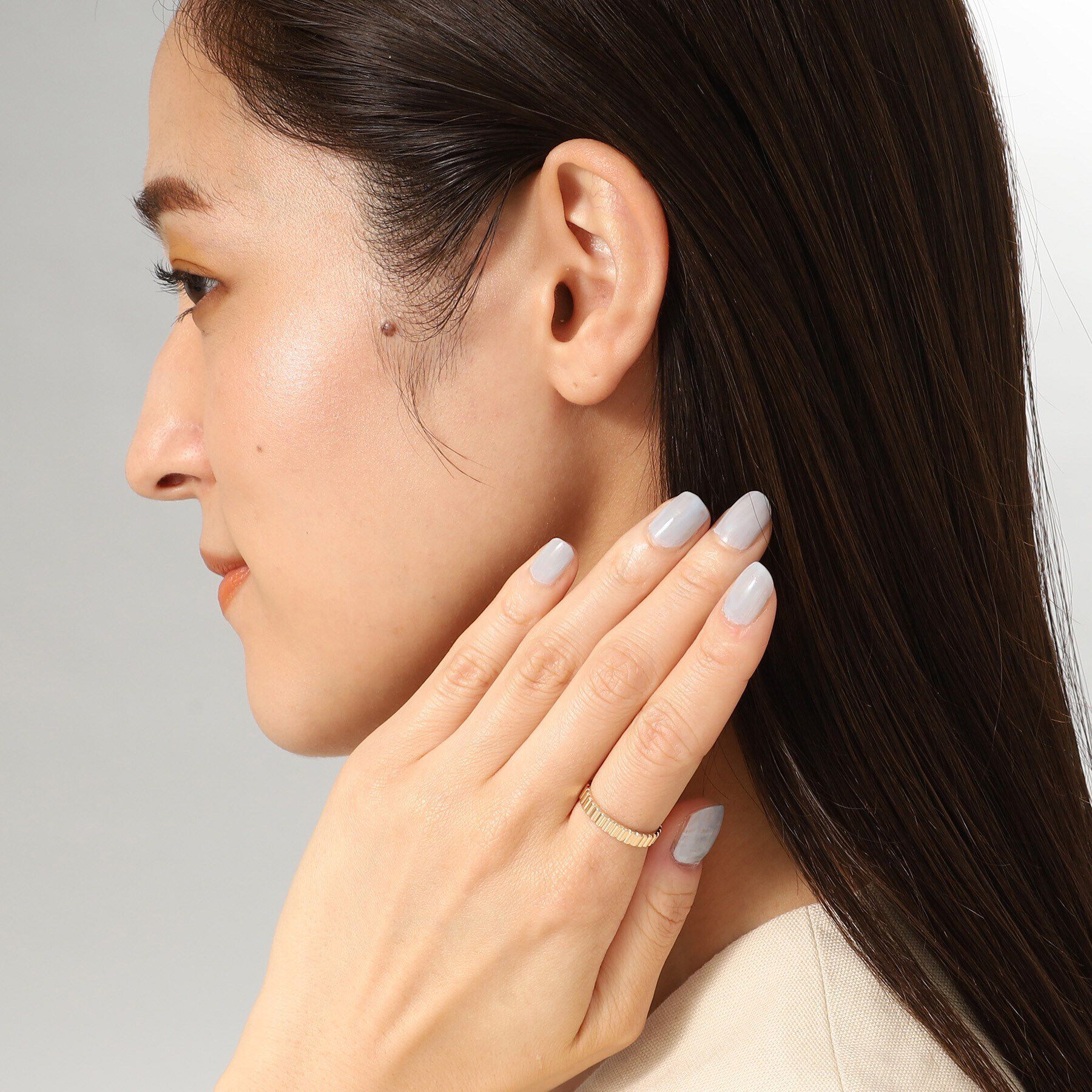 COCOSHNIK「K10ガドルーンカット リング中」|リング|