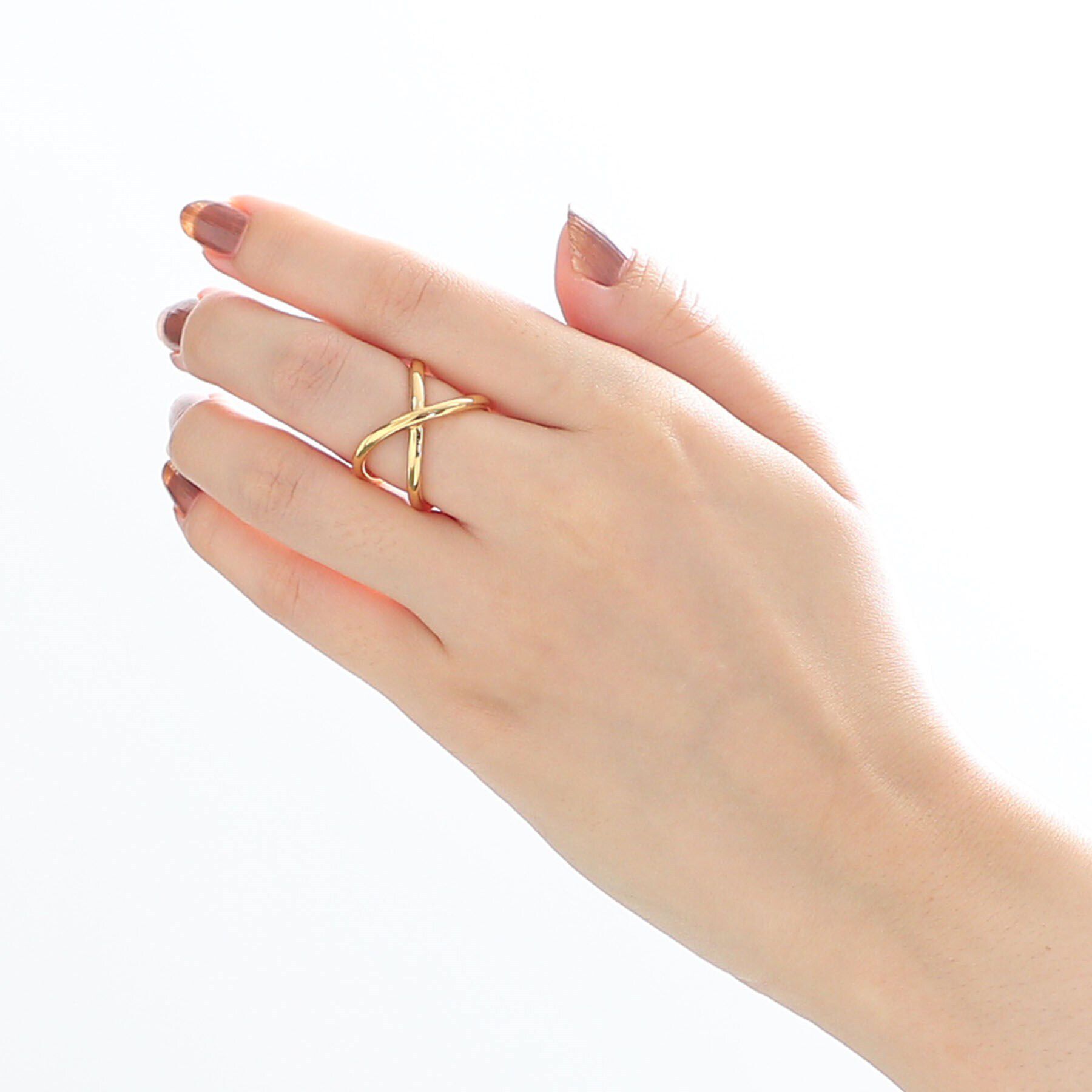 COCOSHNIK ONKITSCH「シルバー ラインリング スロープ GP」|リング|