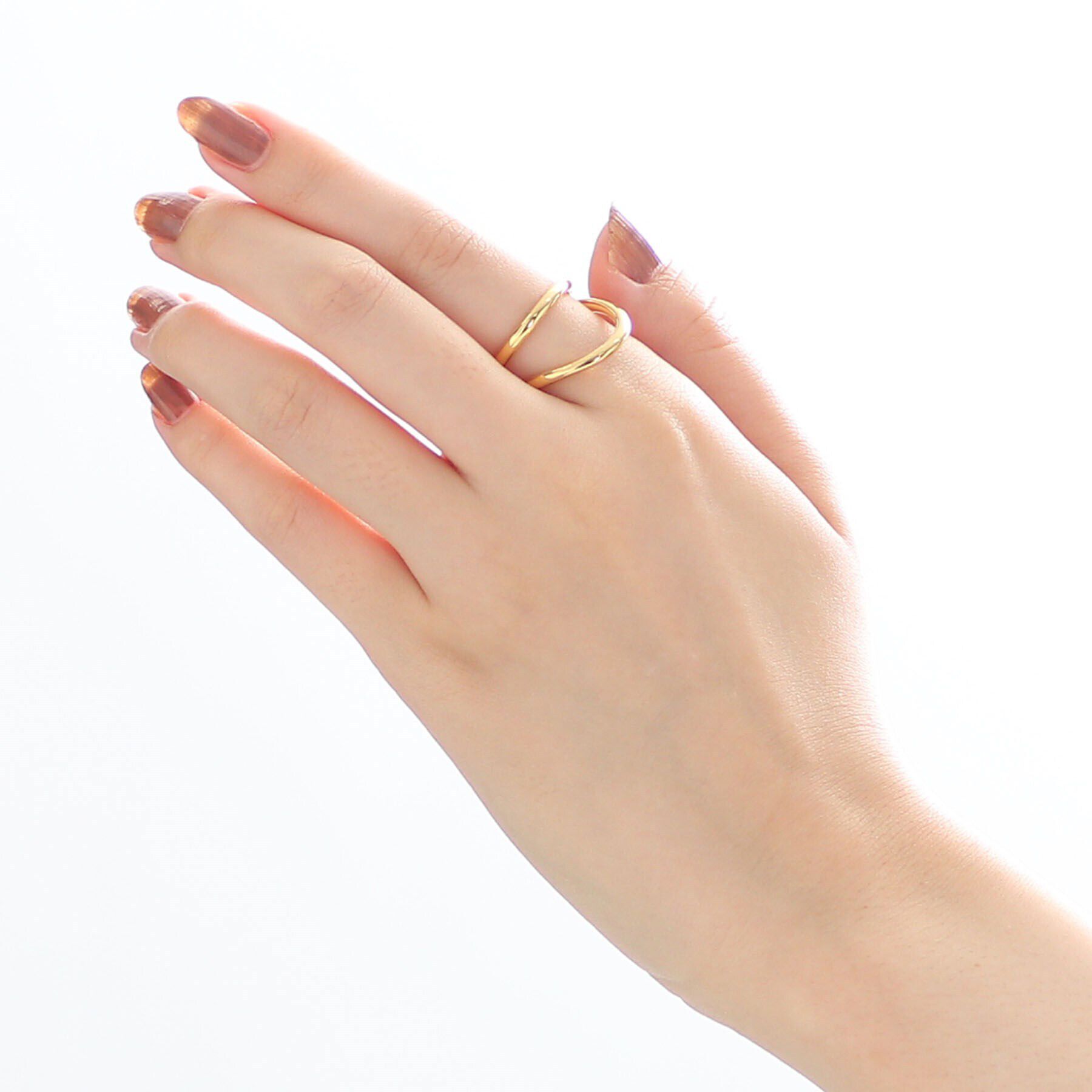 COCOSHNIK ONKITSCH「シルバー ラインリング フロート GP」|リング|