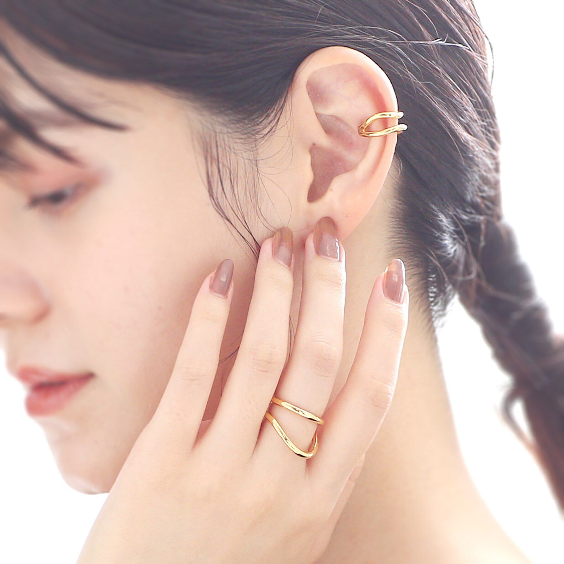 COCOSHNIK ONKITSCH「シルバー ラインリング フロート GP」|リング|