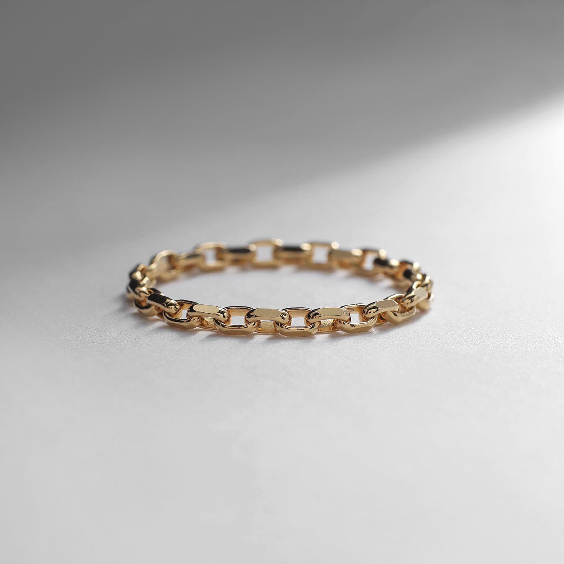 COCOSHNIK ONKITSCH「シルバー チェーンリング ケーブルチェーン GP」|リング|