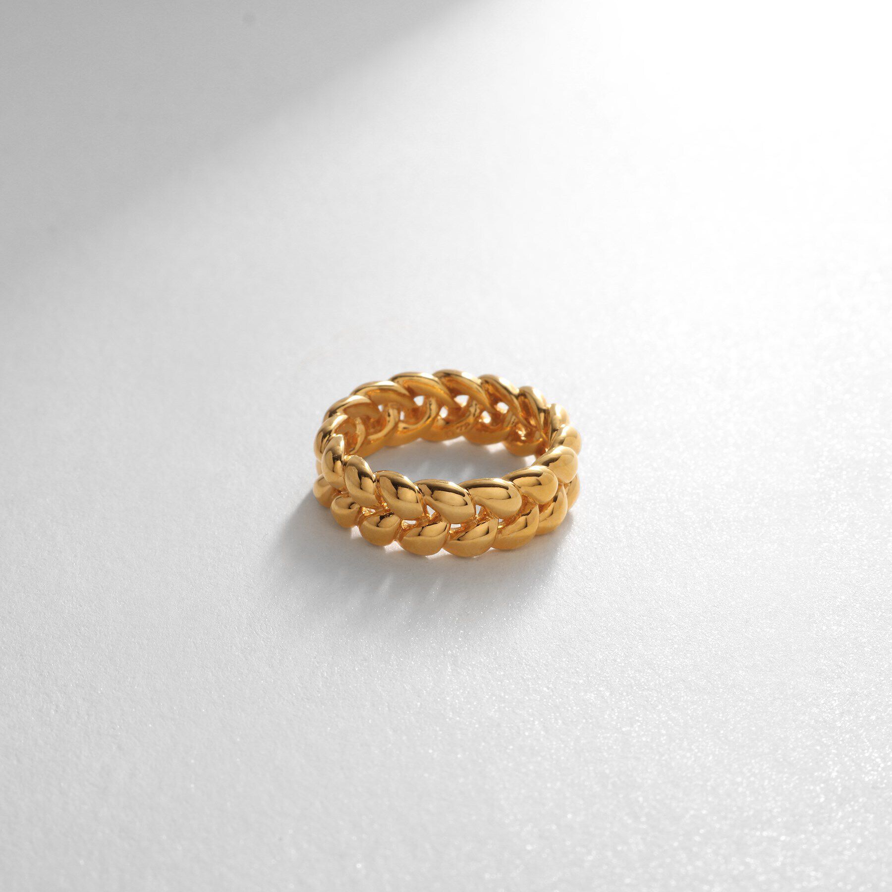 COCOSHNIK ONKITSCH「シルバー ニッティングモチーフ エタニティリングS GP」|リング|