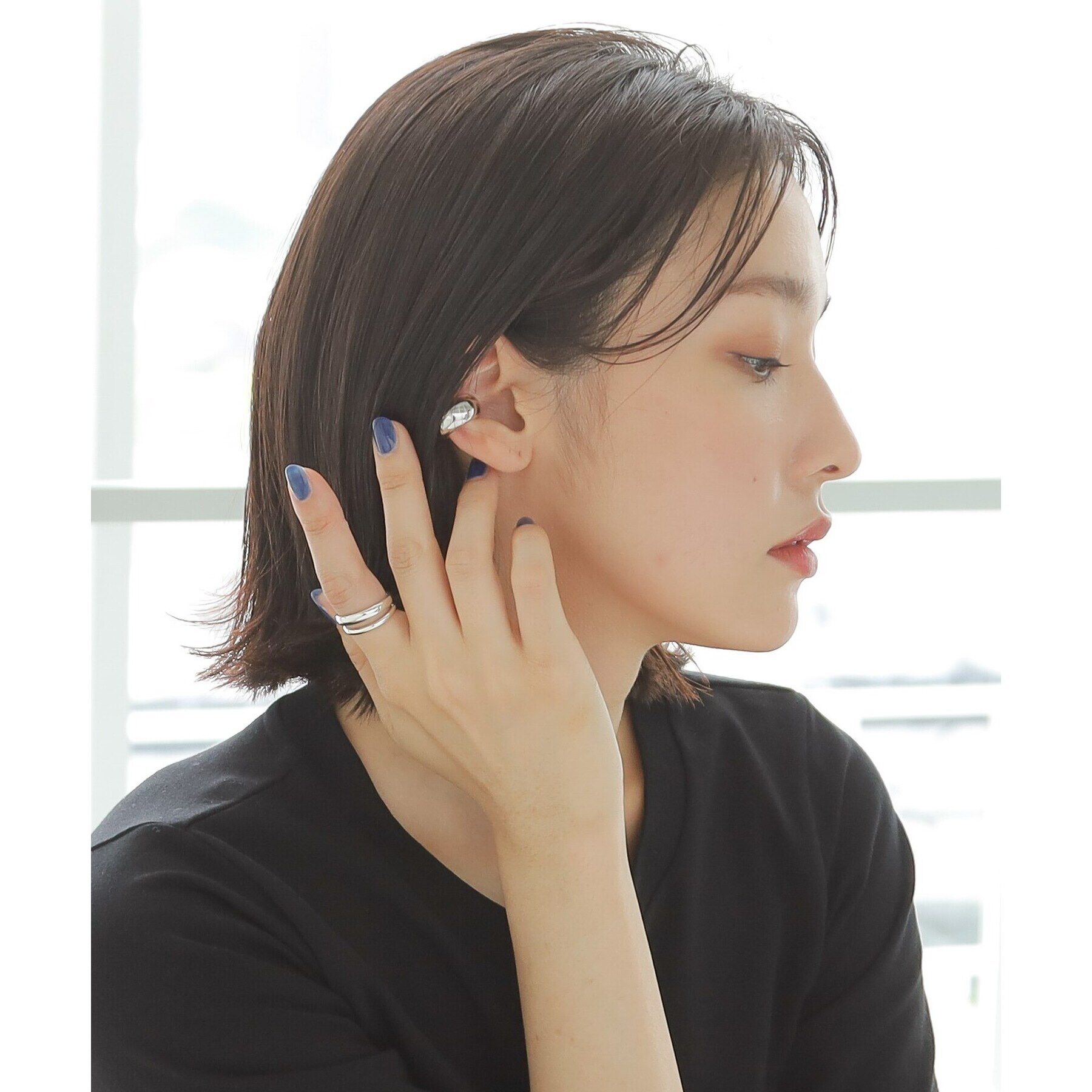 COCOSHNIK ONKITSCH「シルバー フロートリング ラウンド」|リング|