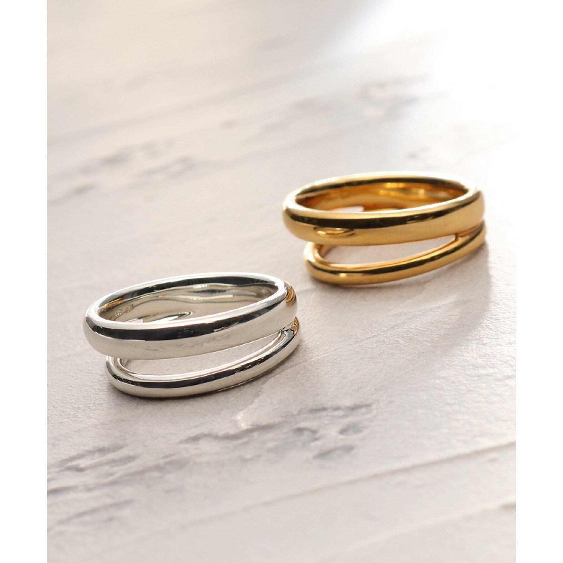 COCOSHNIK ONKITSCH「シルバー フロートリング ラウンド」|リング|