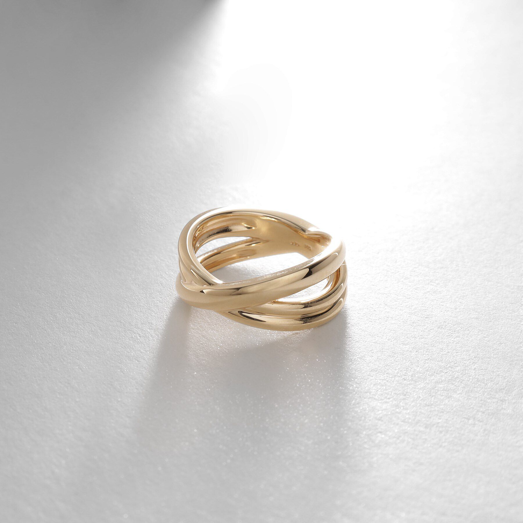 COCOSHNIK「K10クロスライン リング」|リング|