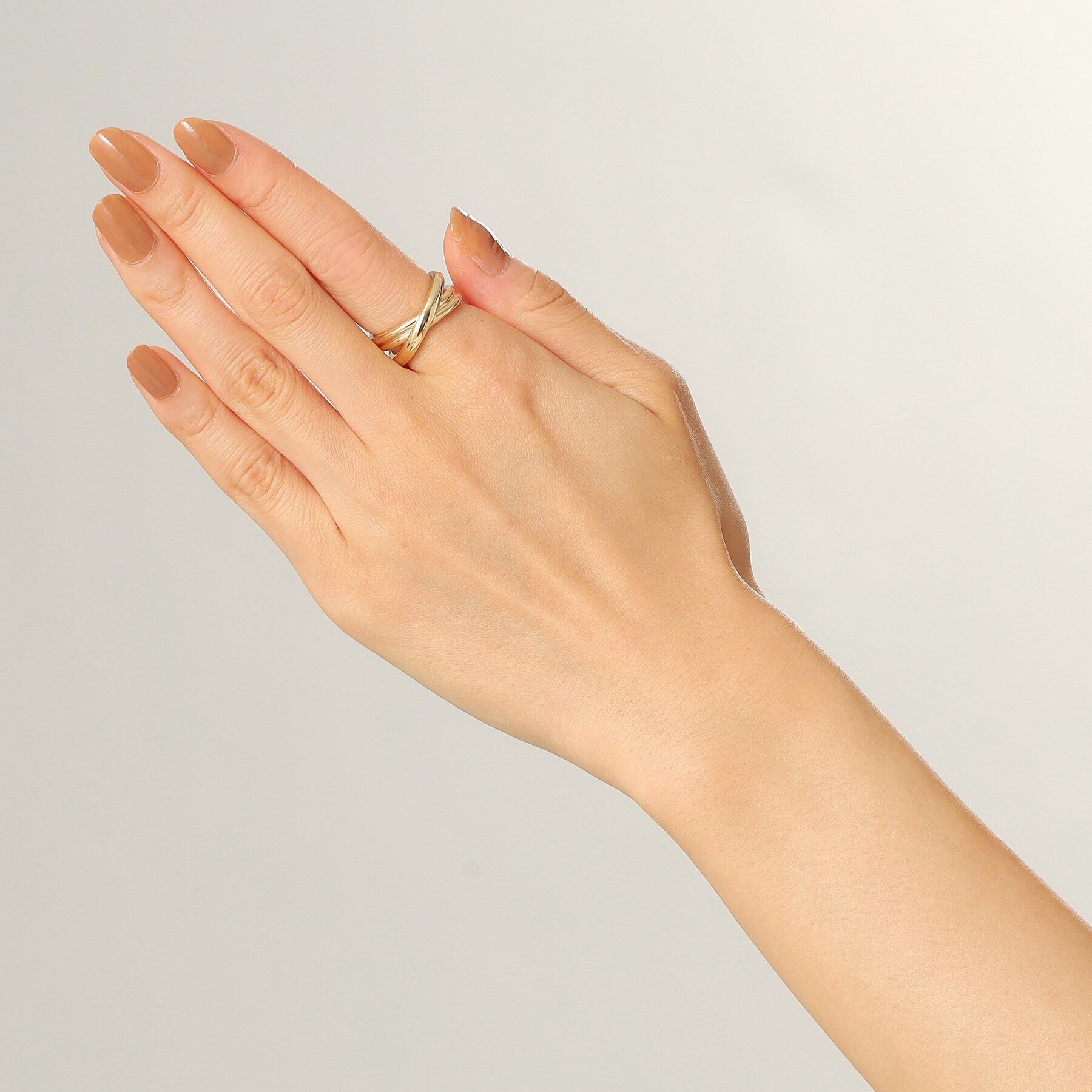 COCOSHNIK「K10クロスライン リング」|リング|