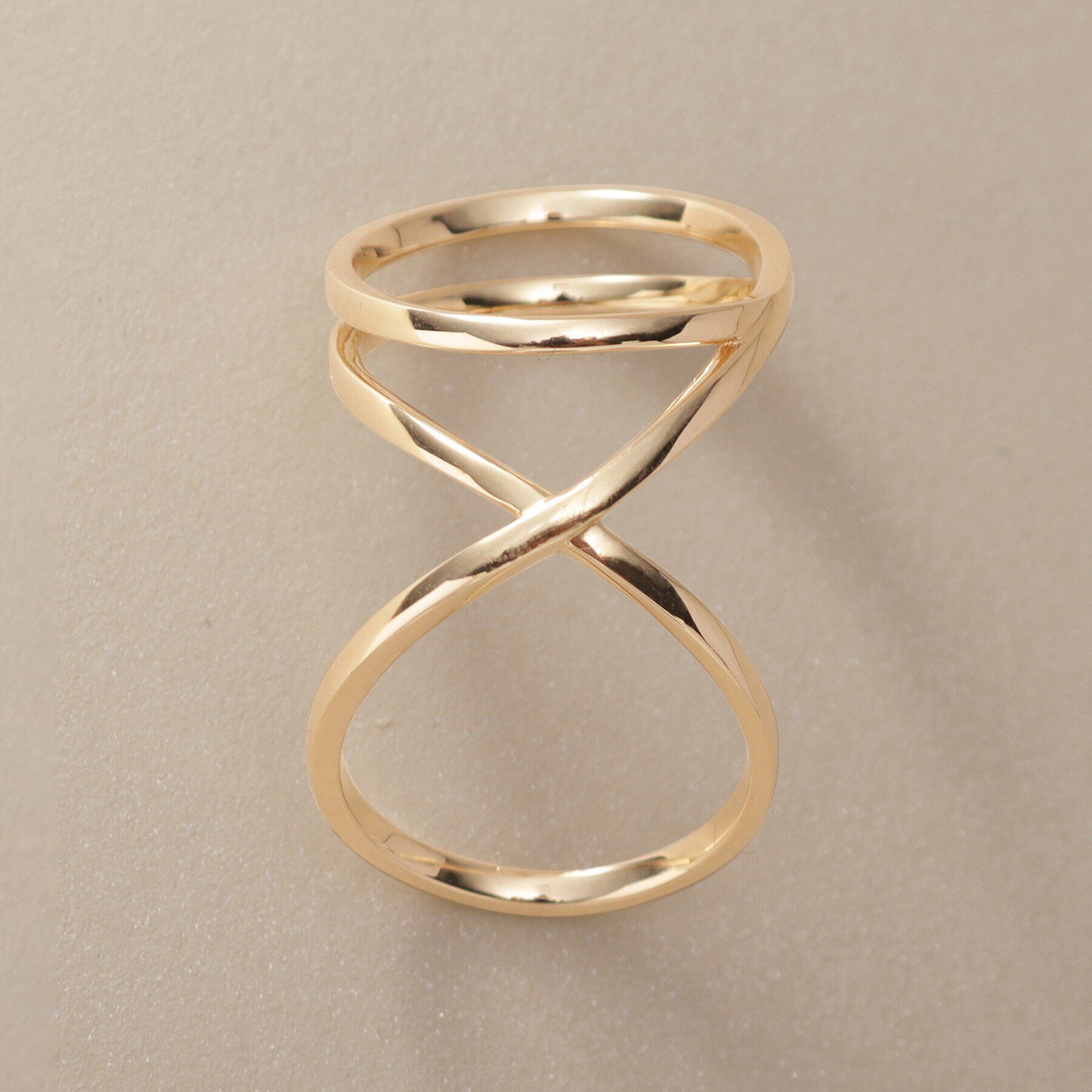 COCOSHNIK「K10トリプルファランジ リング」|リング|