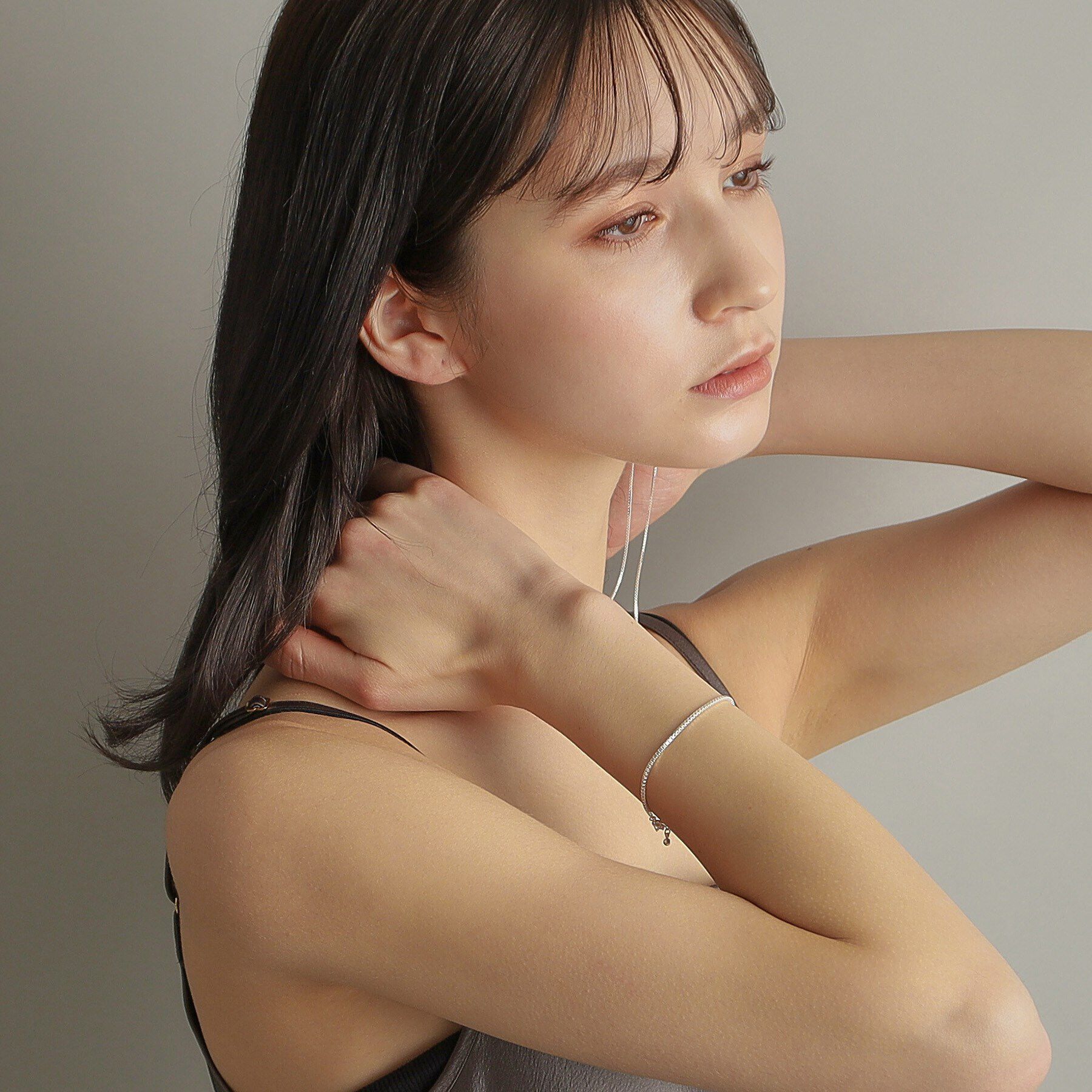 COCOSHNIK ONKITSCH「シルバー デザインチェーン ベネチアンブレスレットＳ」|ブレスレット・バングル|