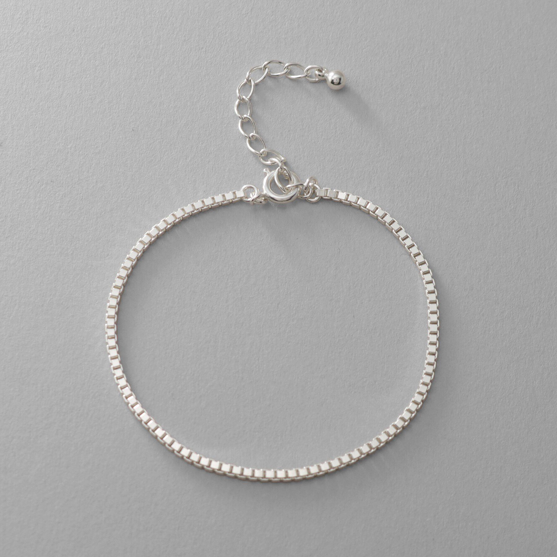 COCOSHNIK ONKITSCH「シルバー デザインチェーン ベネチアンブレスレットＳ」|ブレスレット・バングル|