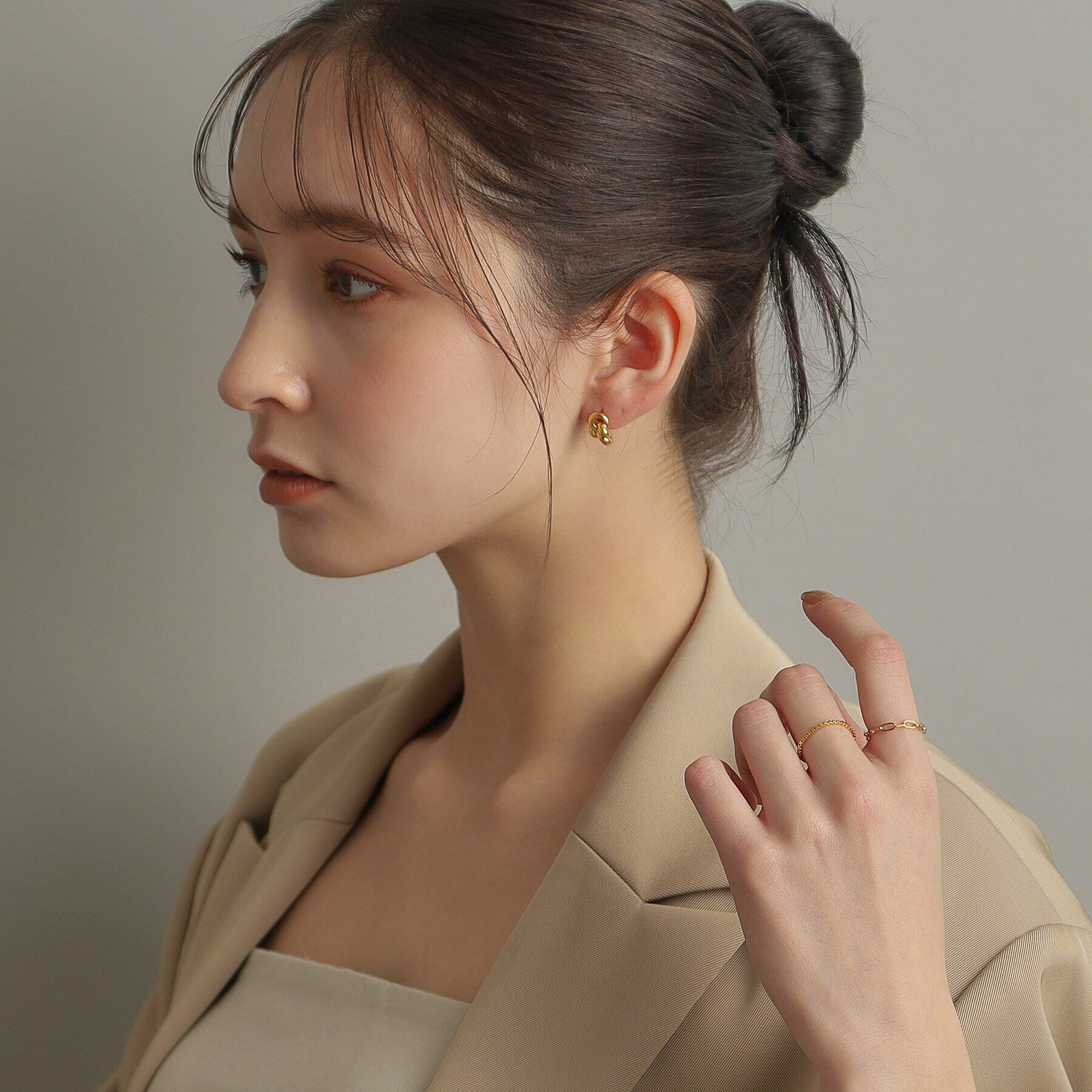 COCOSHNIK ONKITSCH「シルバー チェーンリング フラットケーブル GP」|リング|