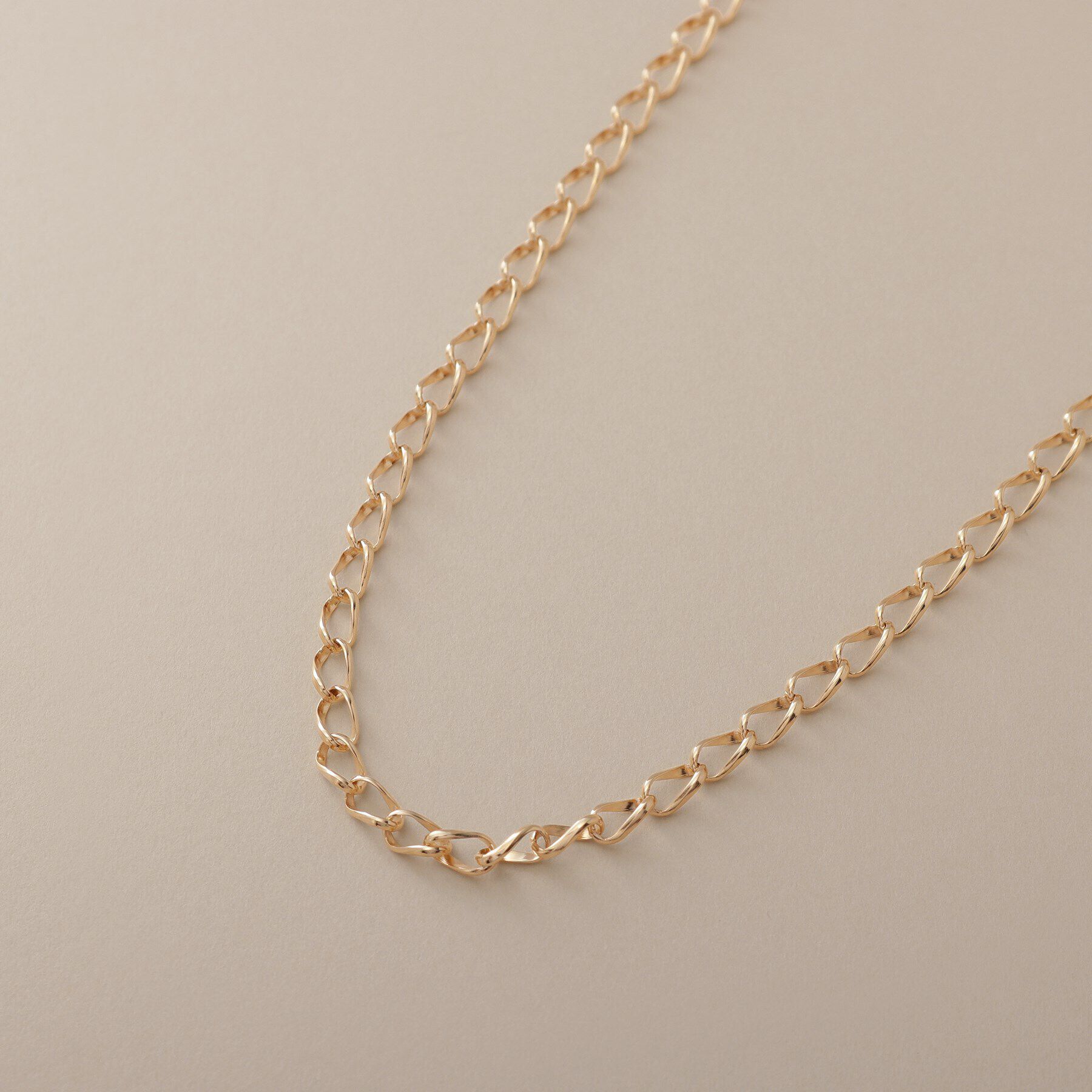 COCOSHNIK「K10アラメキヘイチェーン ネックレス」|ネックレス|