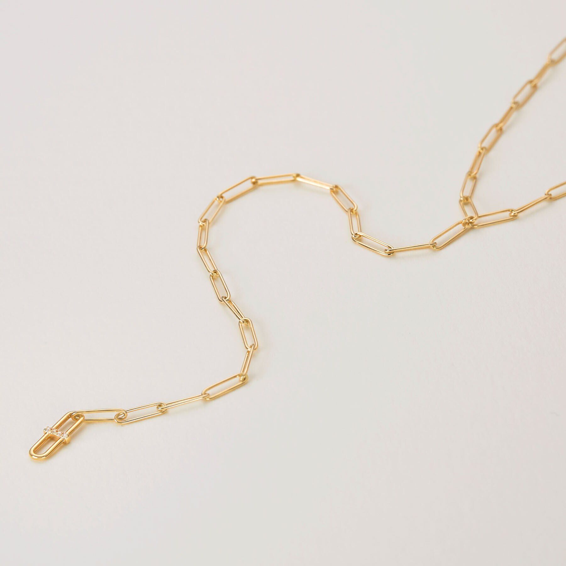 COCOSHNIK「K10ダイヤモンド PCモチーフY ネックレス」|ネックレス|