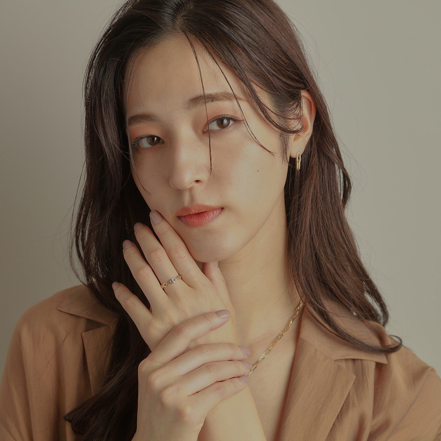 COCOSHNIK「K10ダイヤモンド PCモチーフ リング」|リング|