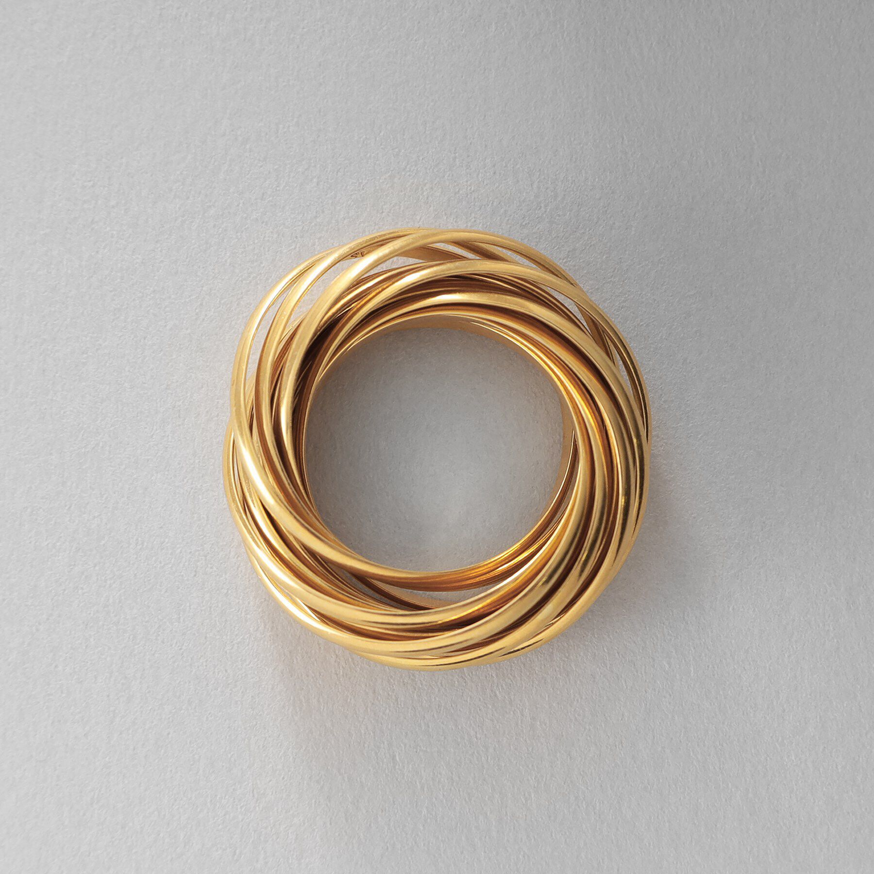 COCOSHNIK ONKITSCH「シルバー バンドリング 16レイヤーズ GP」|リング|