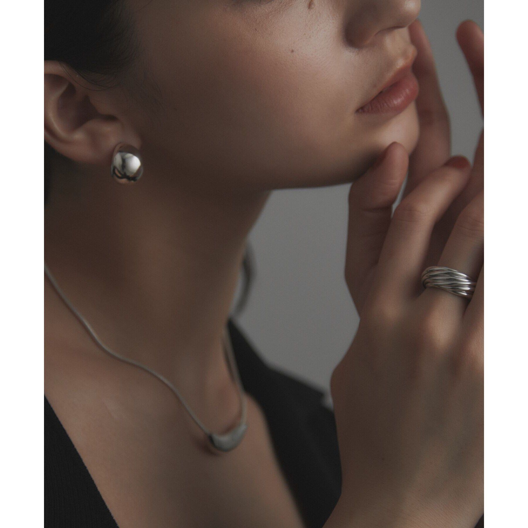 COCOSHNIK ONKITSCH「シルバー バンドリング 16レイヤーズ」|リング|