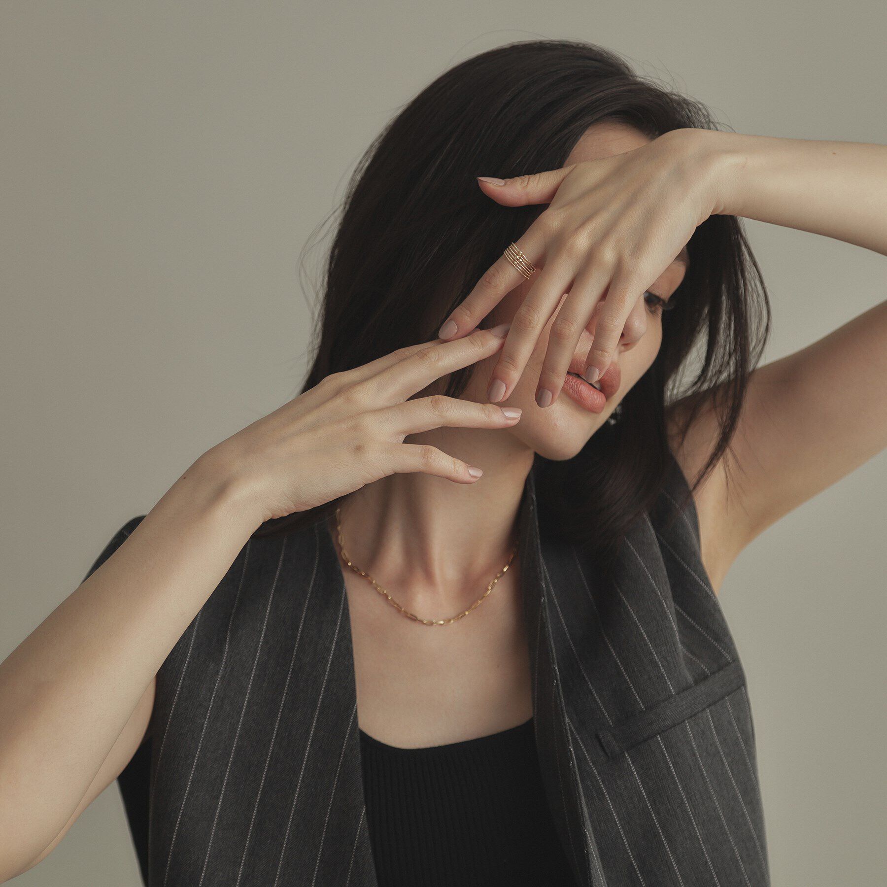 COCOSHNIK「K18ハニーカットボール形状記憶 リング大（15号、18号）」|リング|