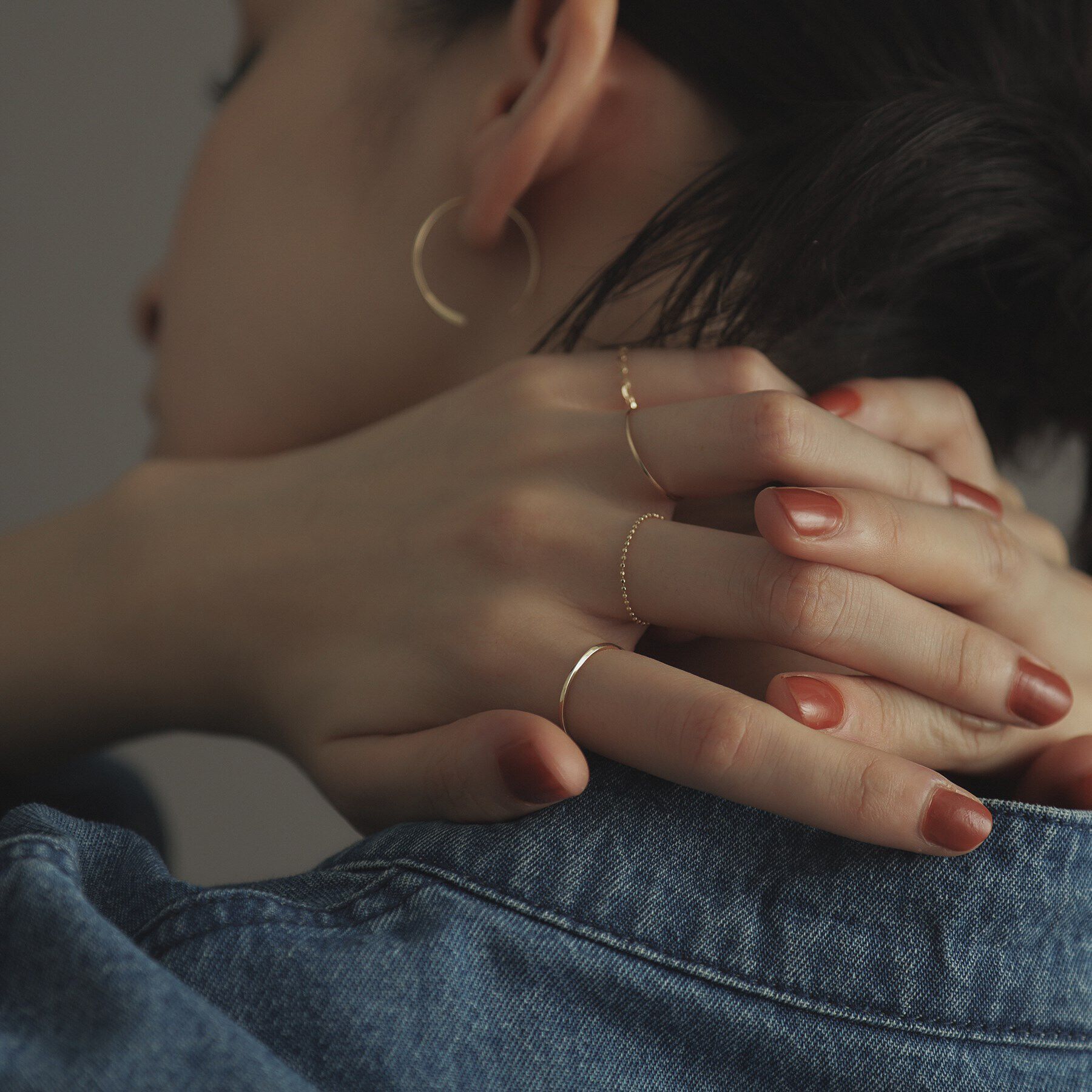 COCOSHNIK ONKITSCH「K10スキニーリング スクリュー」|リング|