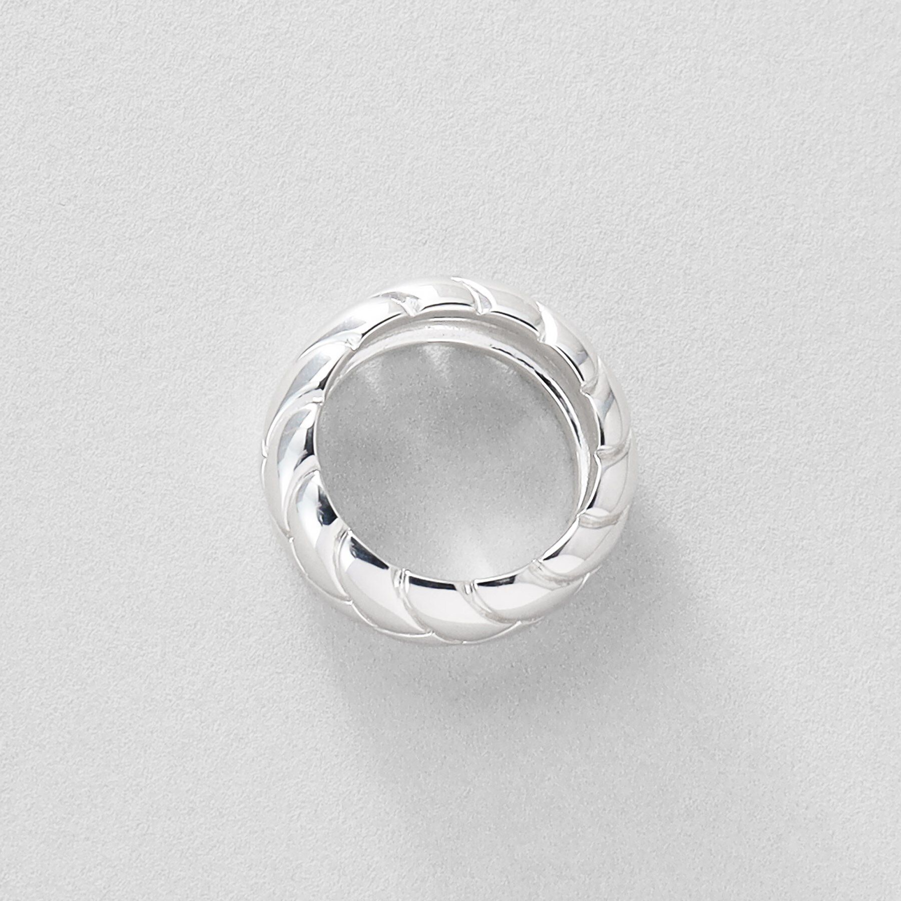 COCOSHNIK ONKITSCH「シルバー ブリックモチーフ エタニティリング」|リング|