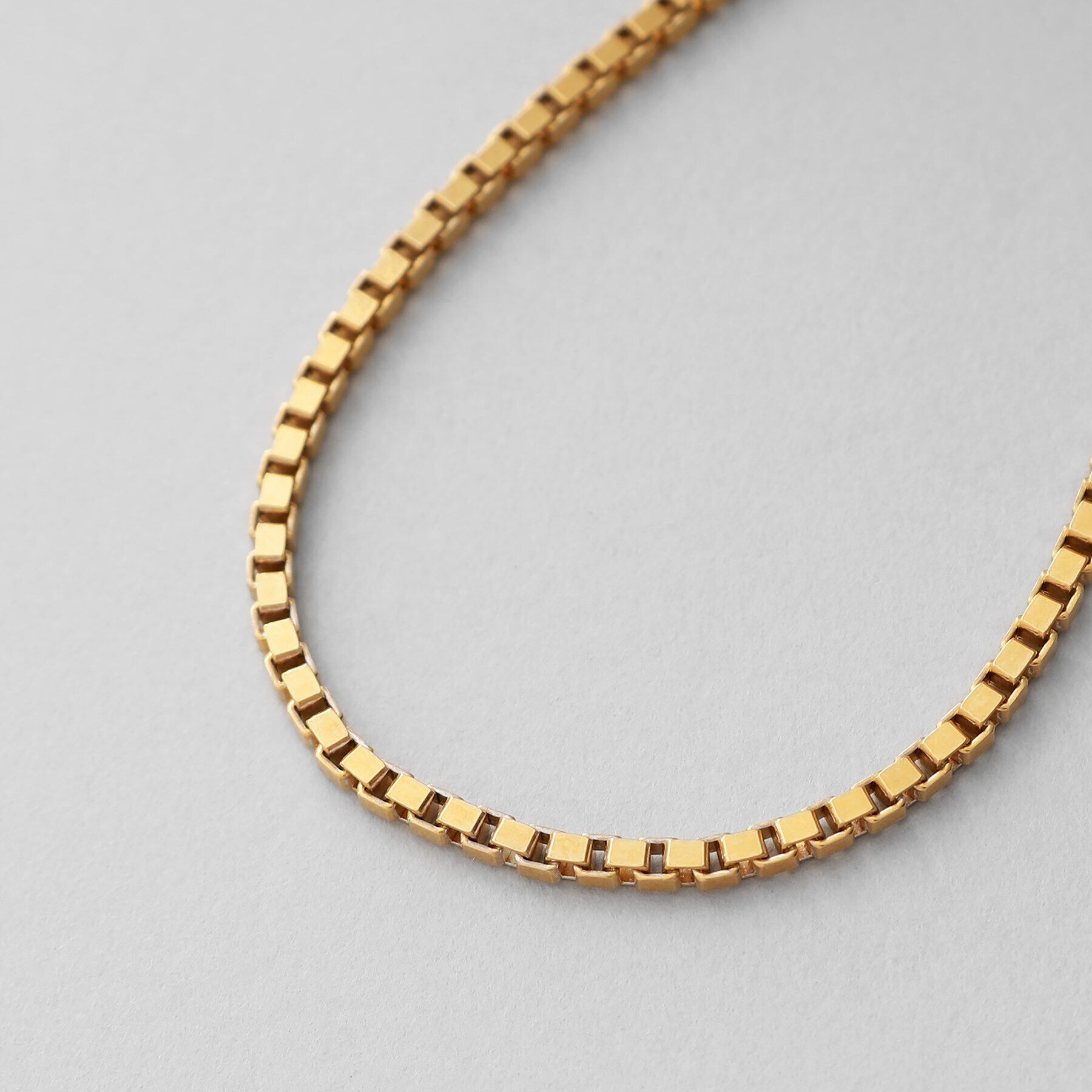 COCOSHNIK ONKITSCH「シルバー デザインチェーン ベネチアンブレスレットM GP」|ブレスレット・バングル|