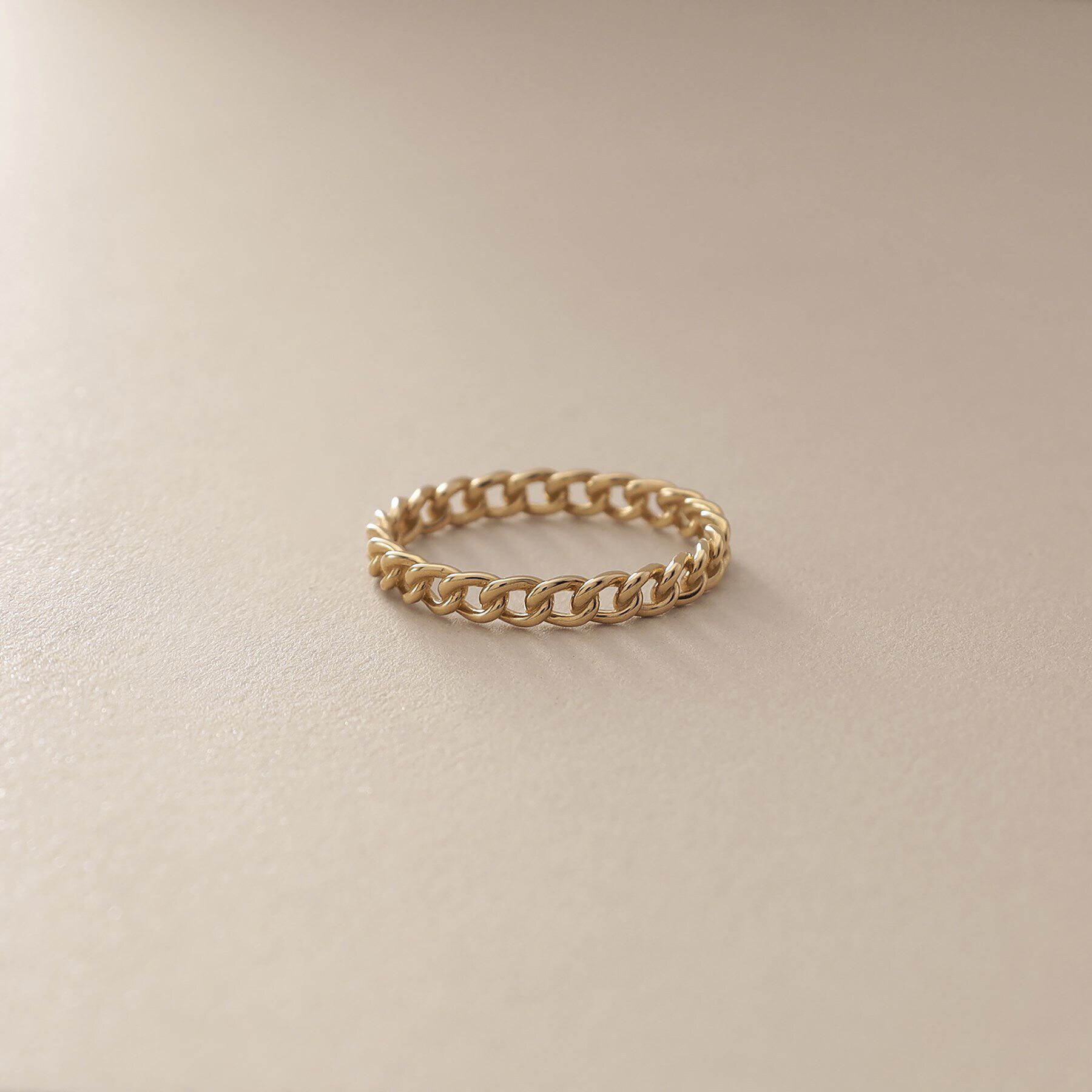 COCOSHNIK「K10キヘイチェーンモチーフ リング」|リング|