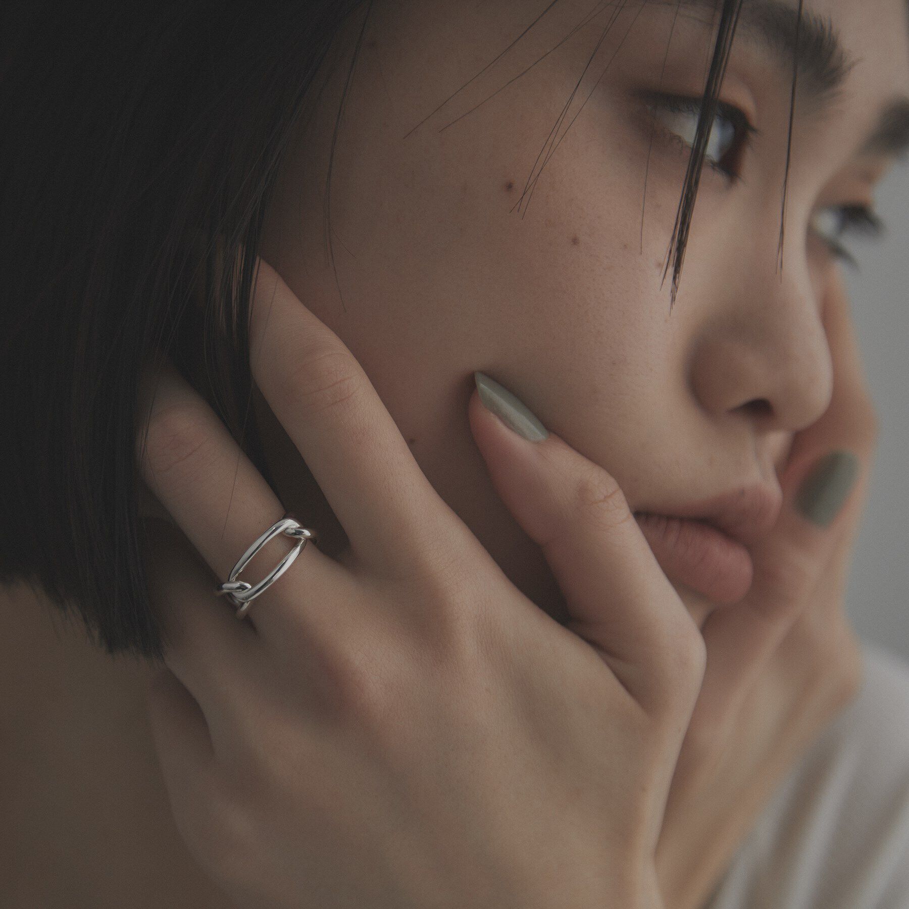 COCOSHNIK ONKITSCH「シルバー PCチェーンモチーフリング」|リング|