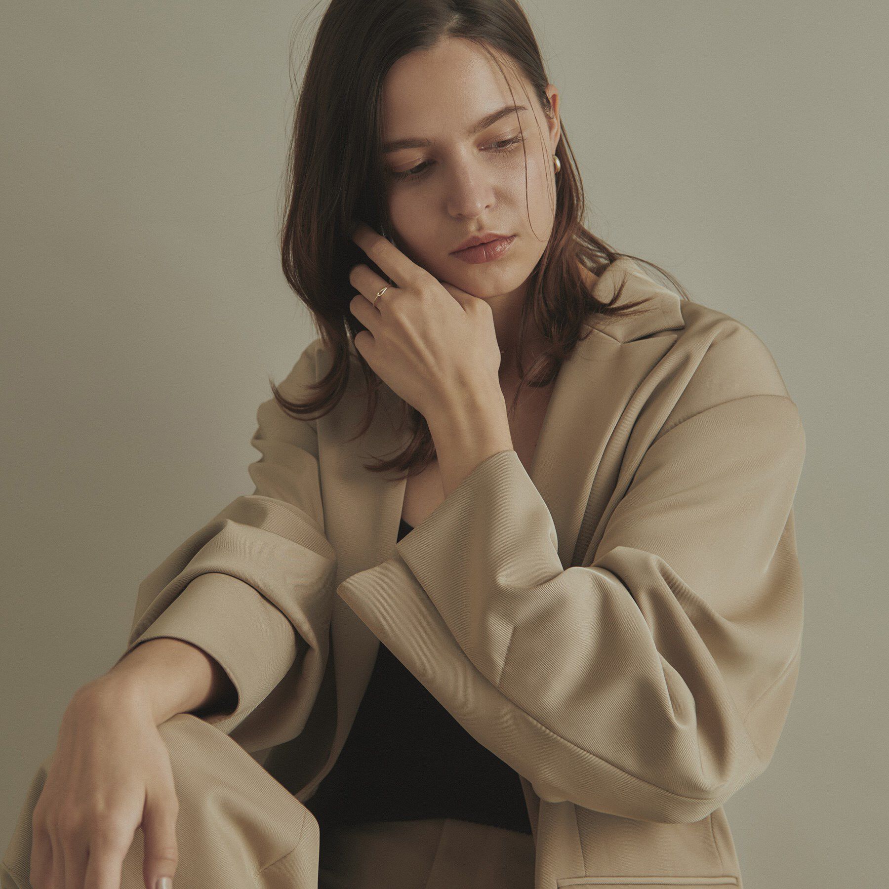 COCOSHNIK「K10デュアルフック リング」|リング|