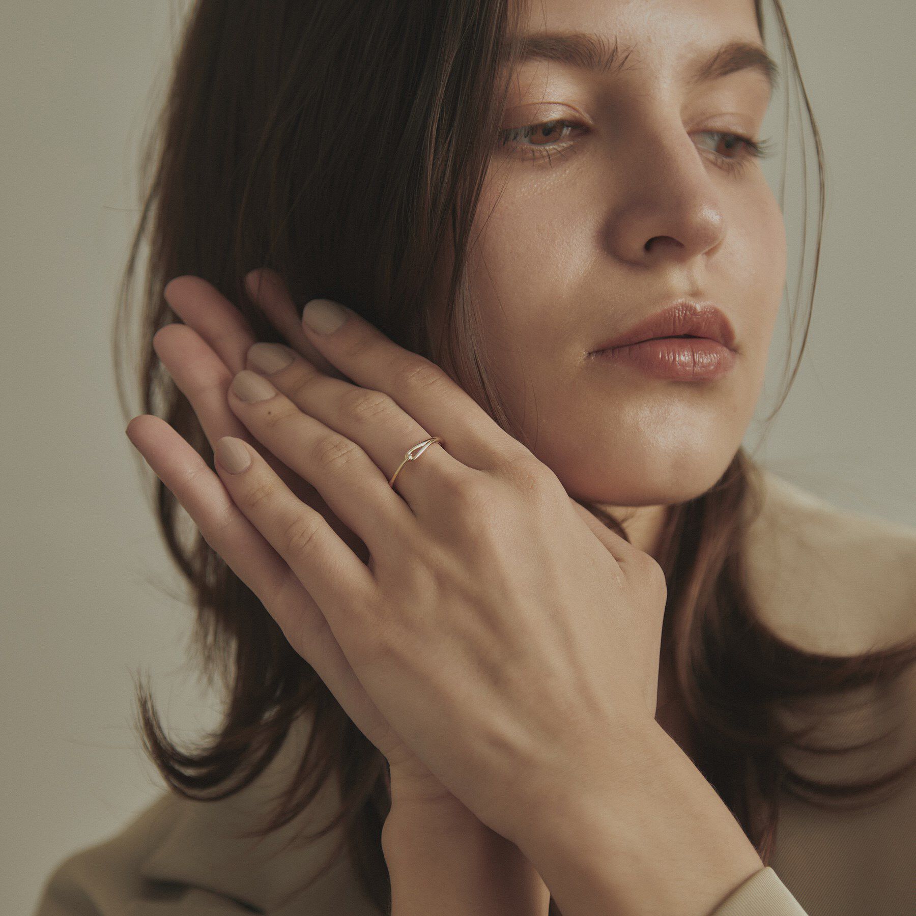 COCOSHNIK「K10デュアルフック リング」|リング|