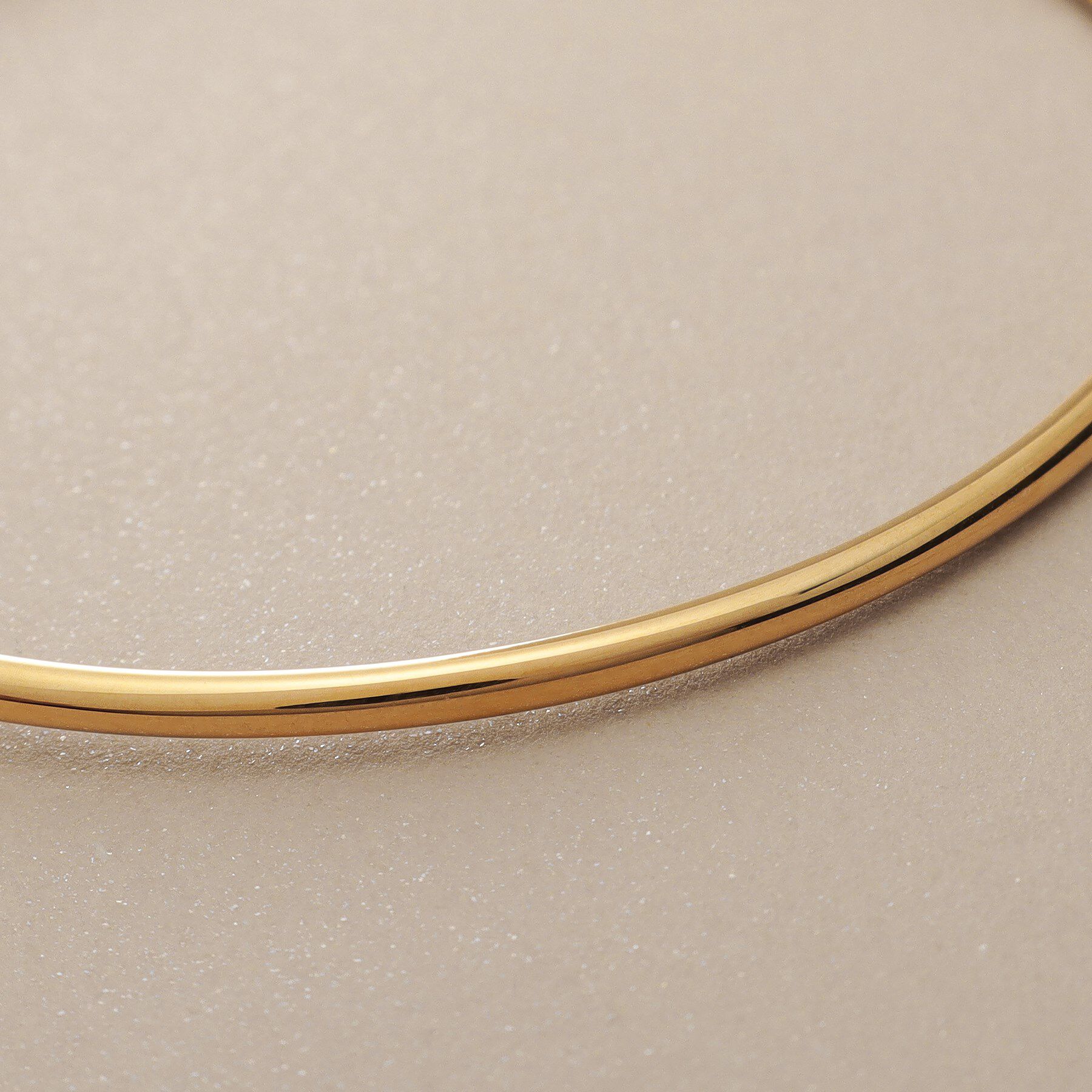 COCOSHNIK「K18中空ボールシーム バングル」|ブレスレット・バングル|