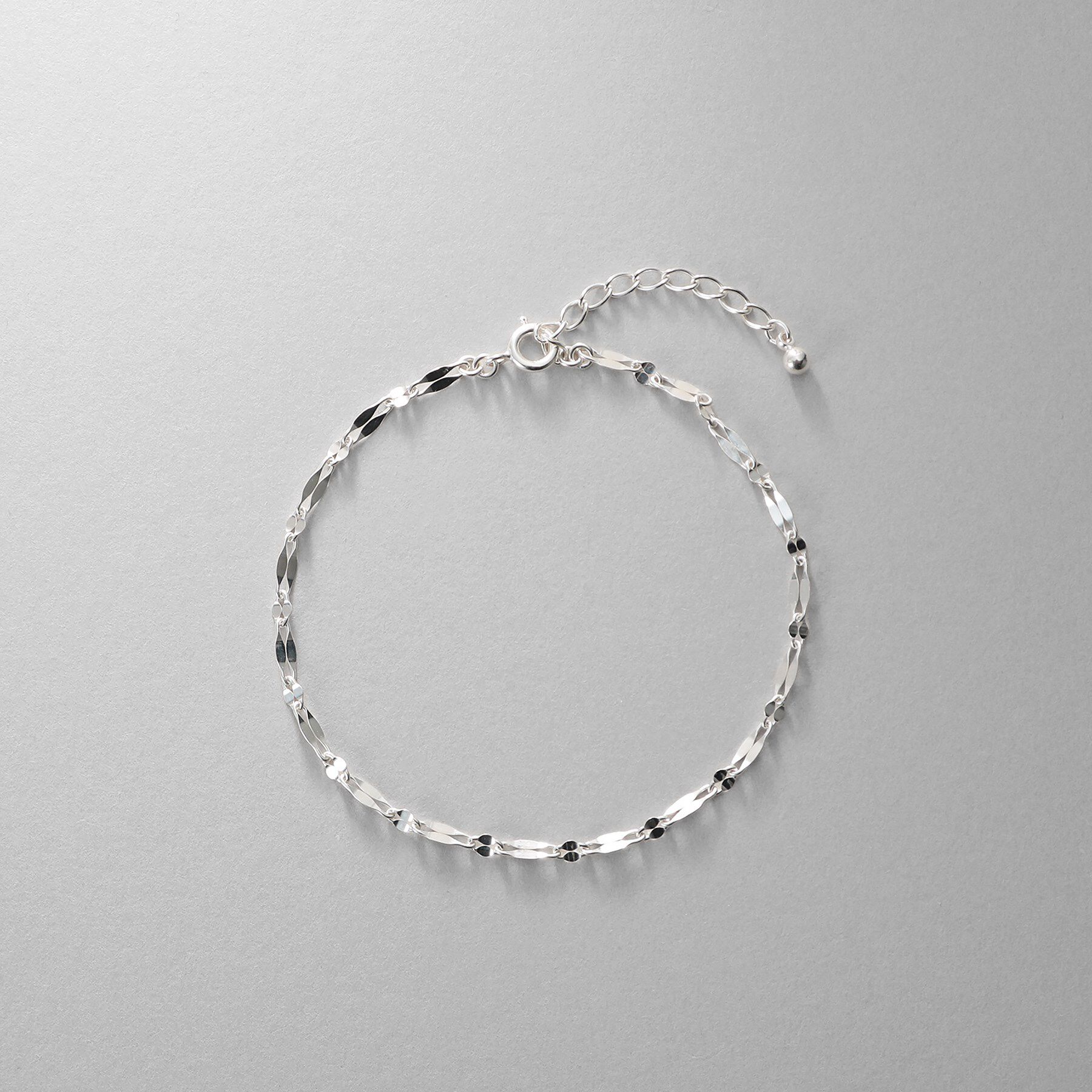 COCOSHNIK ONKITSCH「シルバー デザインチェーン デュアルペタルブレスレット」|ブレスレット・バングル|