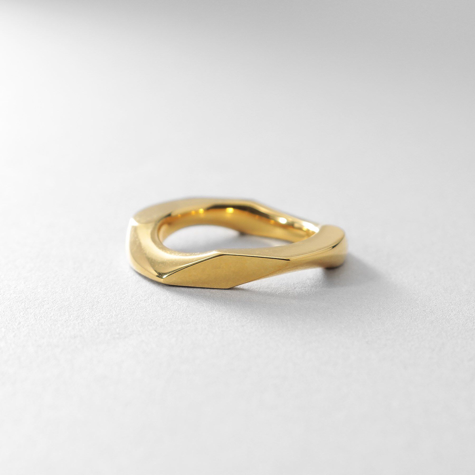 COCOSHNIK ONKITSCH「シルバー カーブチェーンモチーフリング GP」|リング|