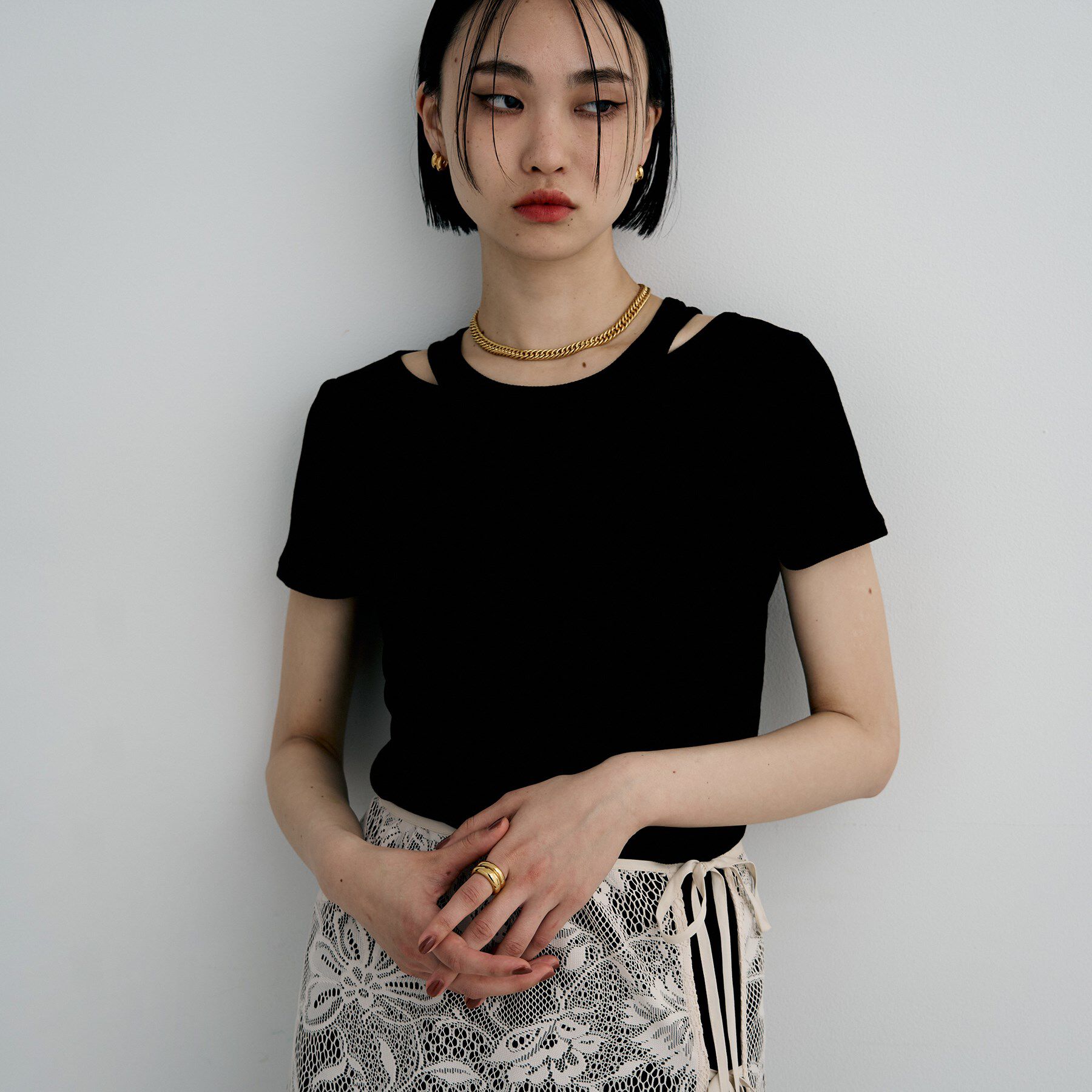 COCOSHNIK ONKITSCH「シルバー チャビーローテイテッドリング GP」|リング|