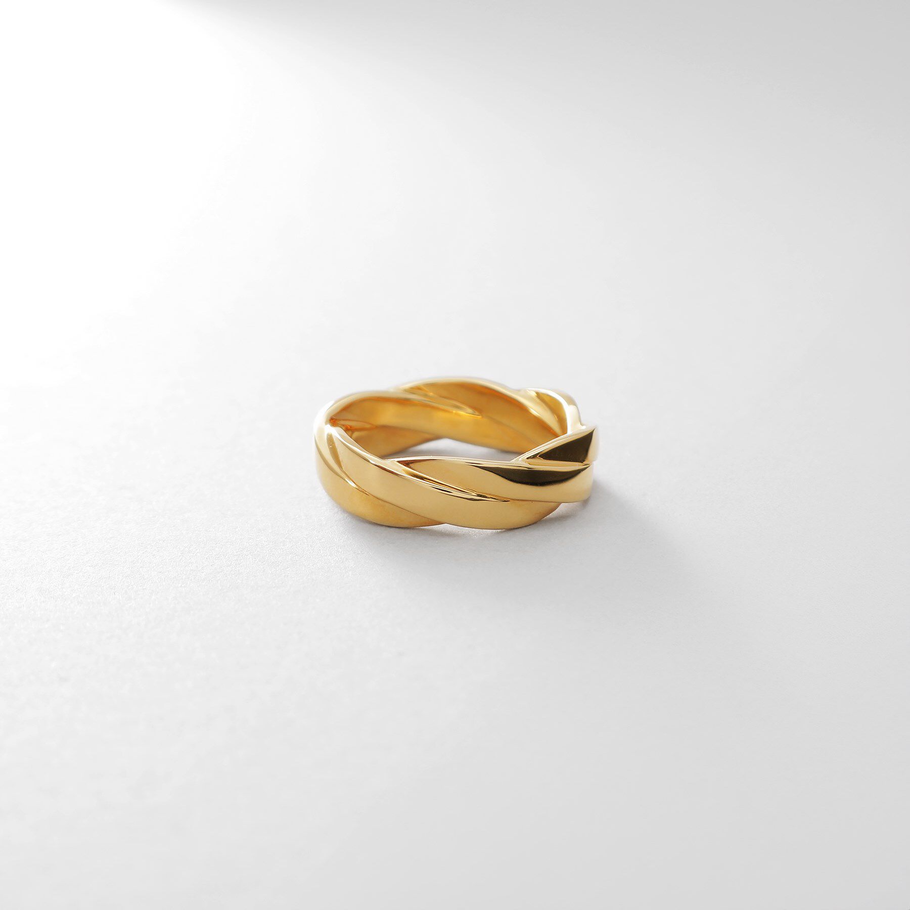 COCOSHNIK ONKITSCH「シルバー フラットブレイドリング GP」|リング|ゴールド(600)