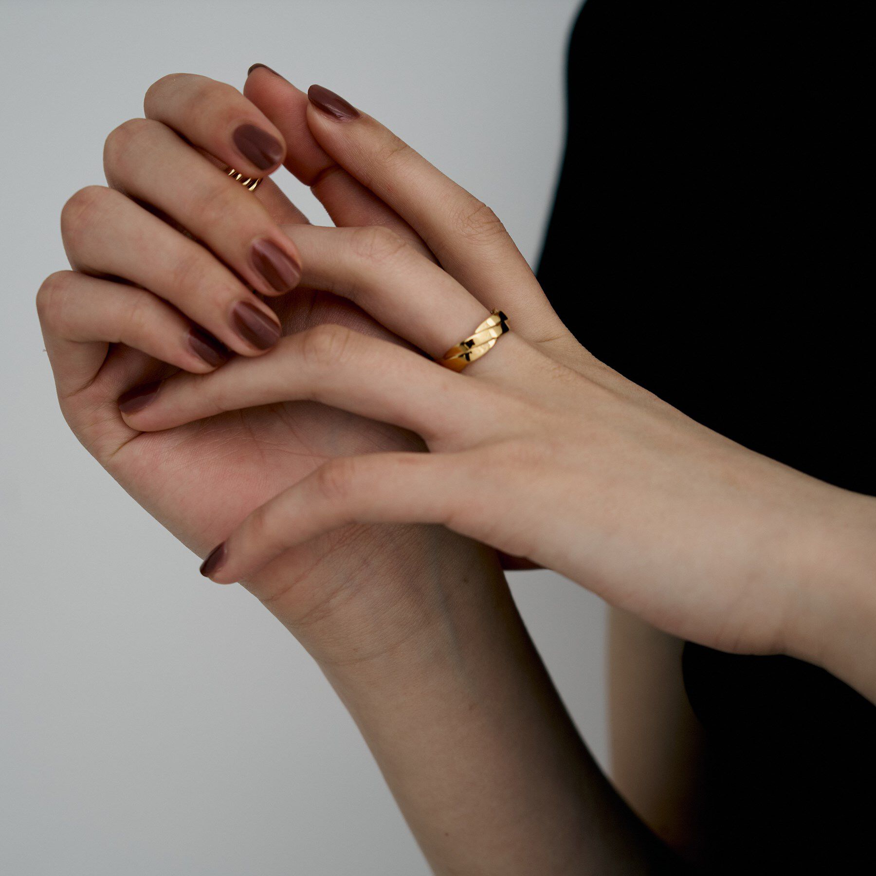 COCOSHNIK ONKITSCH「シルバー フラットブレイドリング GP」|リング|