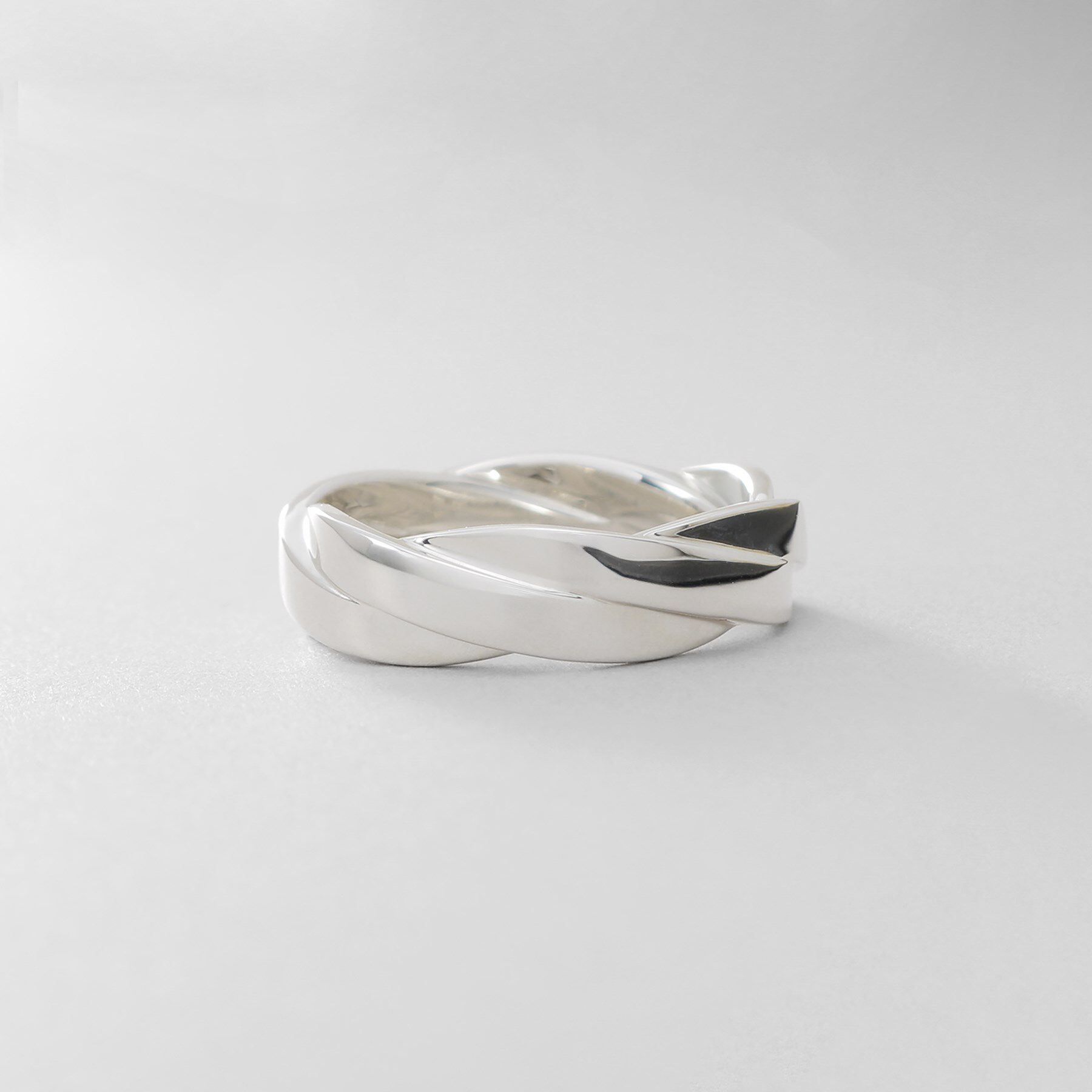 COCOSHNIK ONKITSCH「シルバー フラットブレイドリング」|リング|