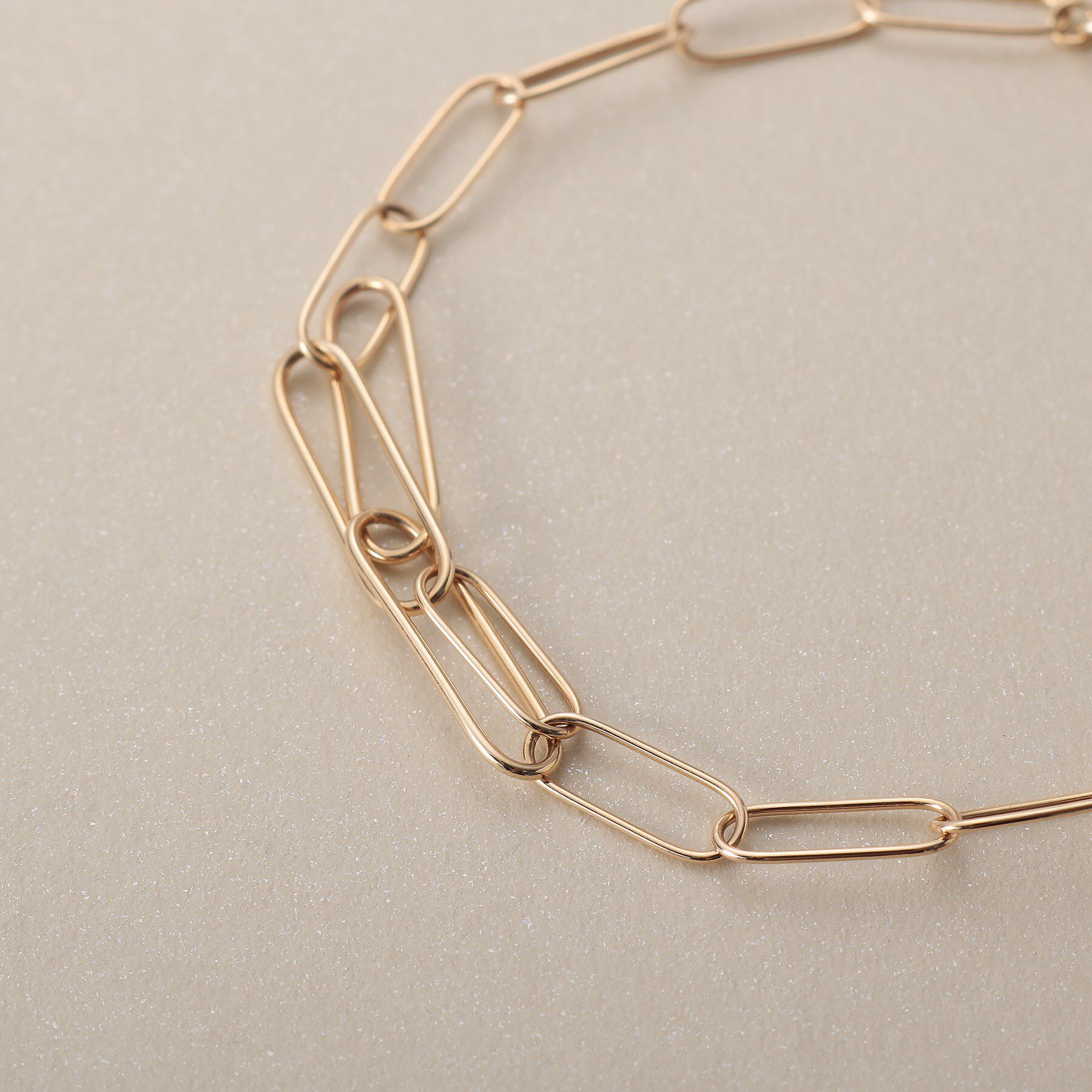 COCOSHNIK「K10PCチェーンランダムコネクト ブレスレット」|ブレスレット・バングル|